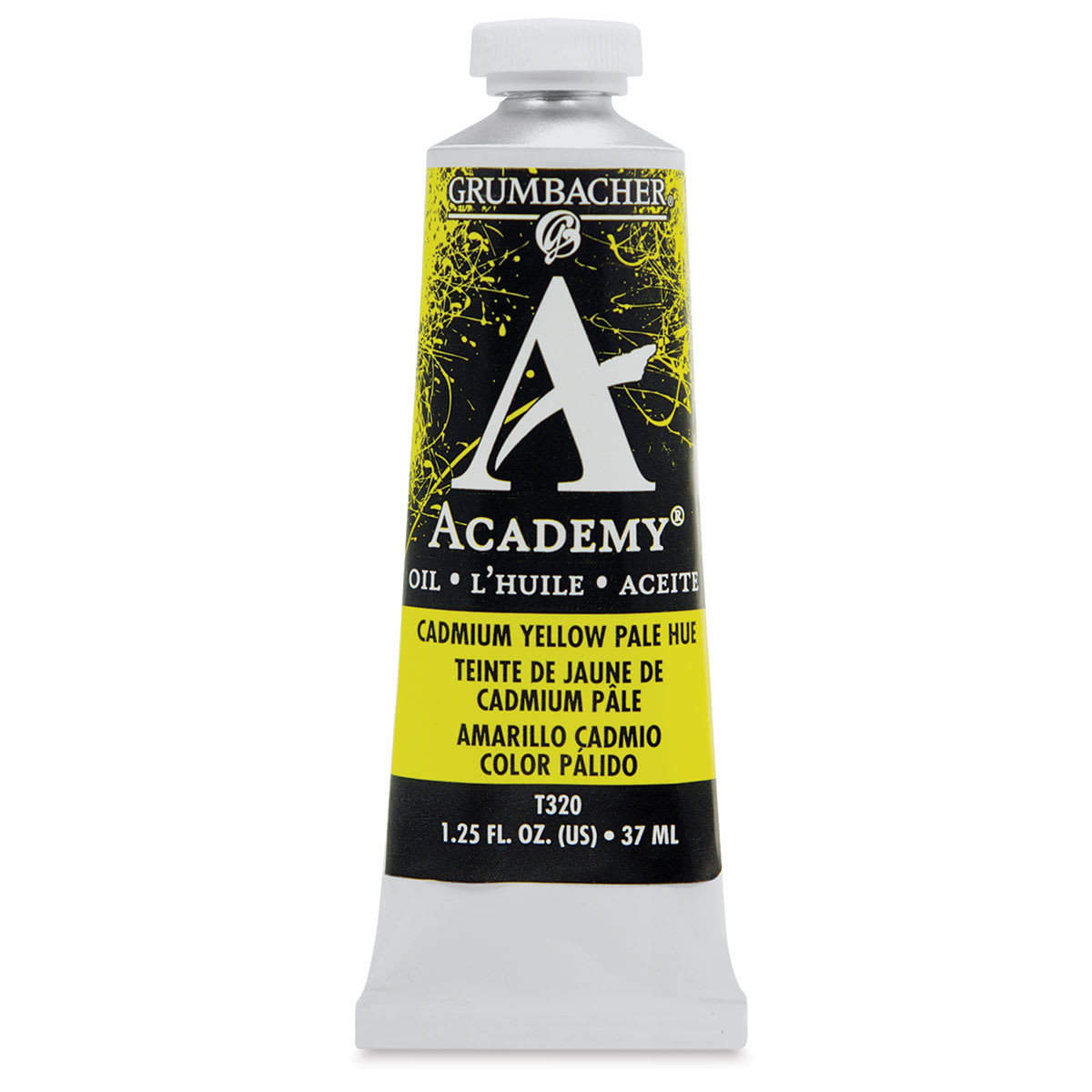 Grumbacher Academy Oil Color - Cadmium Yellow Pale Hue, 37 ml tube