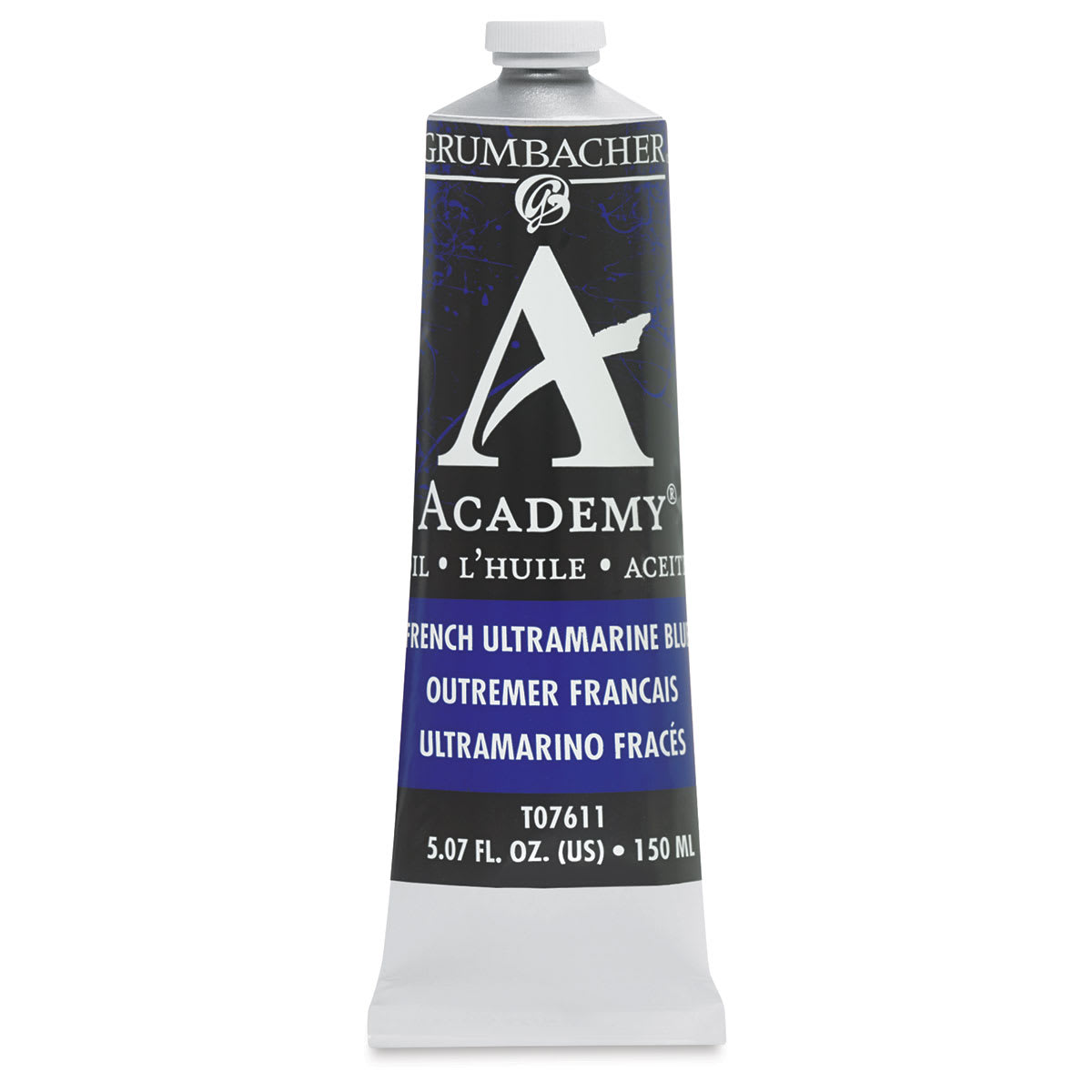 Grumbacher Academy Oil Color - French Ultramarine Blue, 150 ml tube