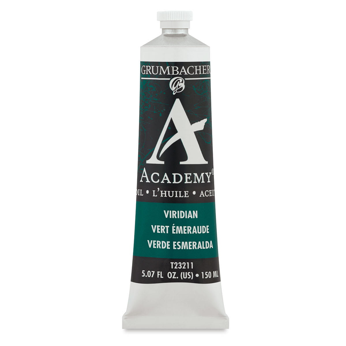 Grumbacher Academy Oil Color - Viridian Hue, 150 ml tube