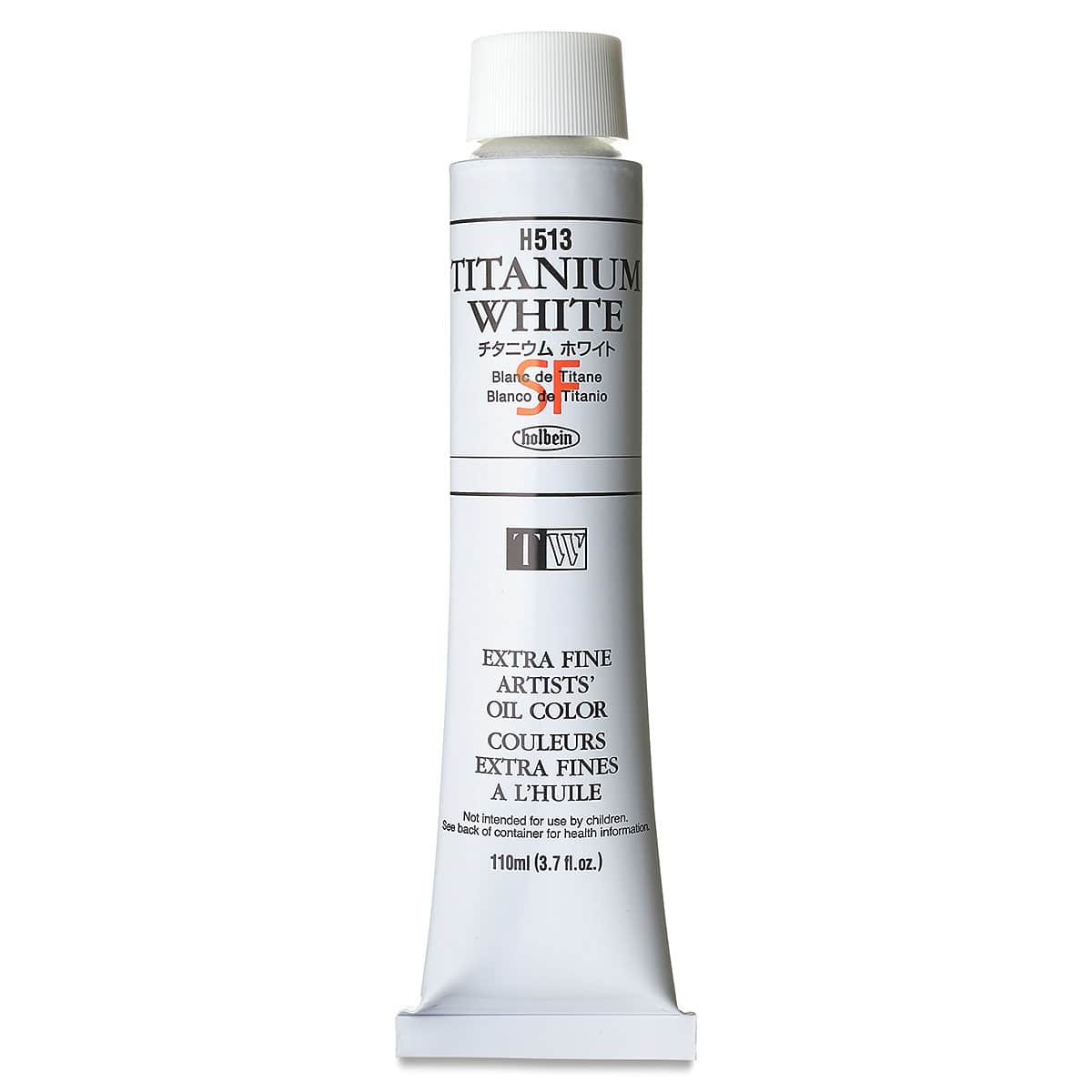 Holbein Artists' Oil Color - Titanium White, 110 ml tube