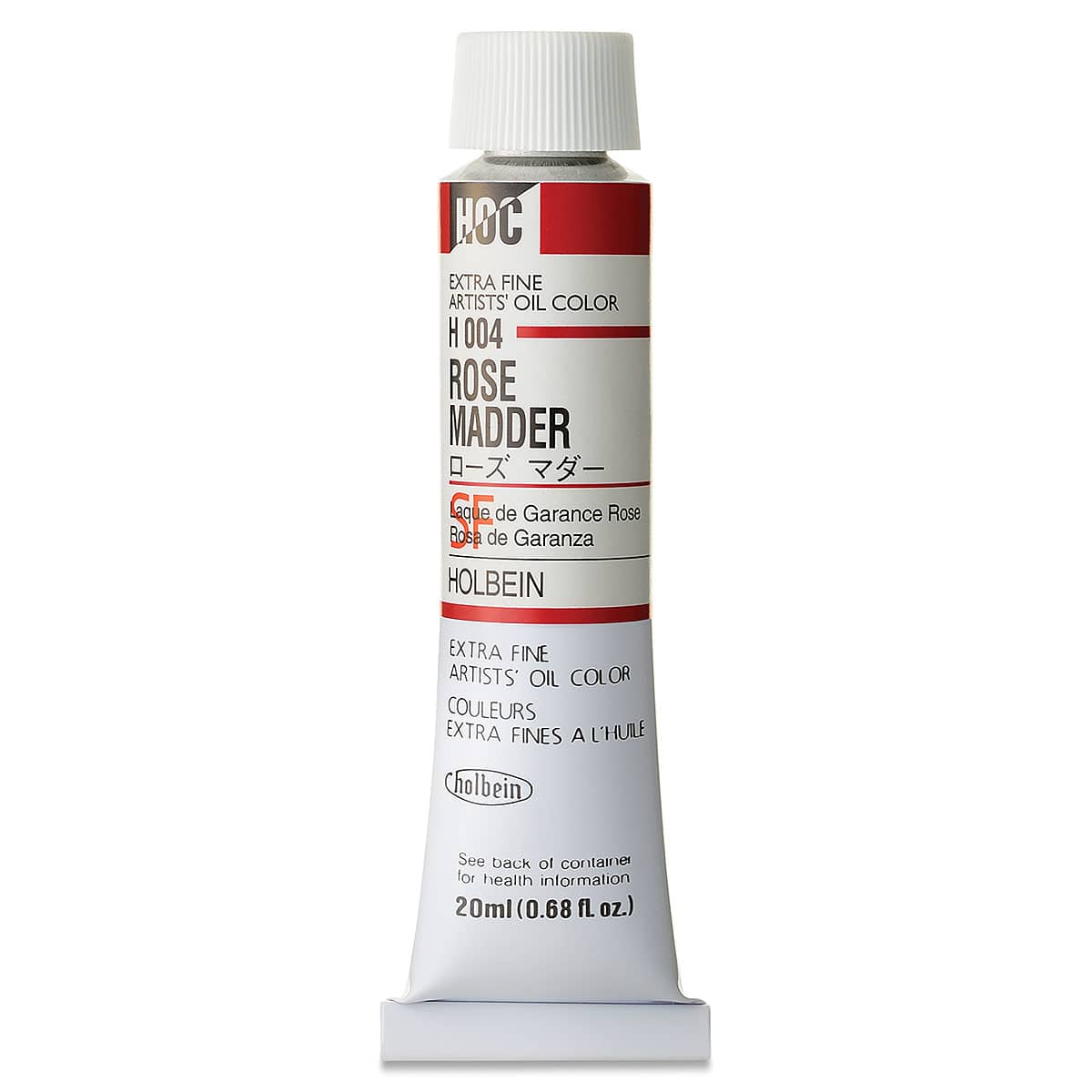Holbein Artists' Oil Color - Rose Madder, 20 ml tube