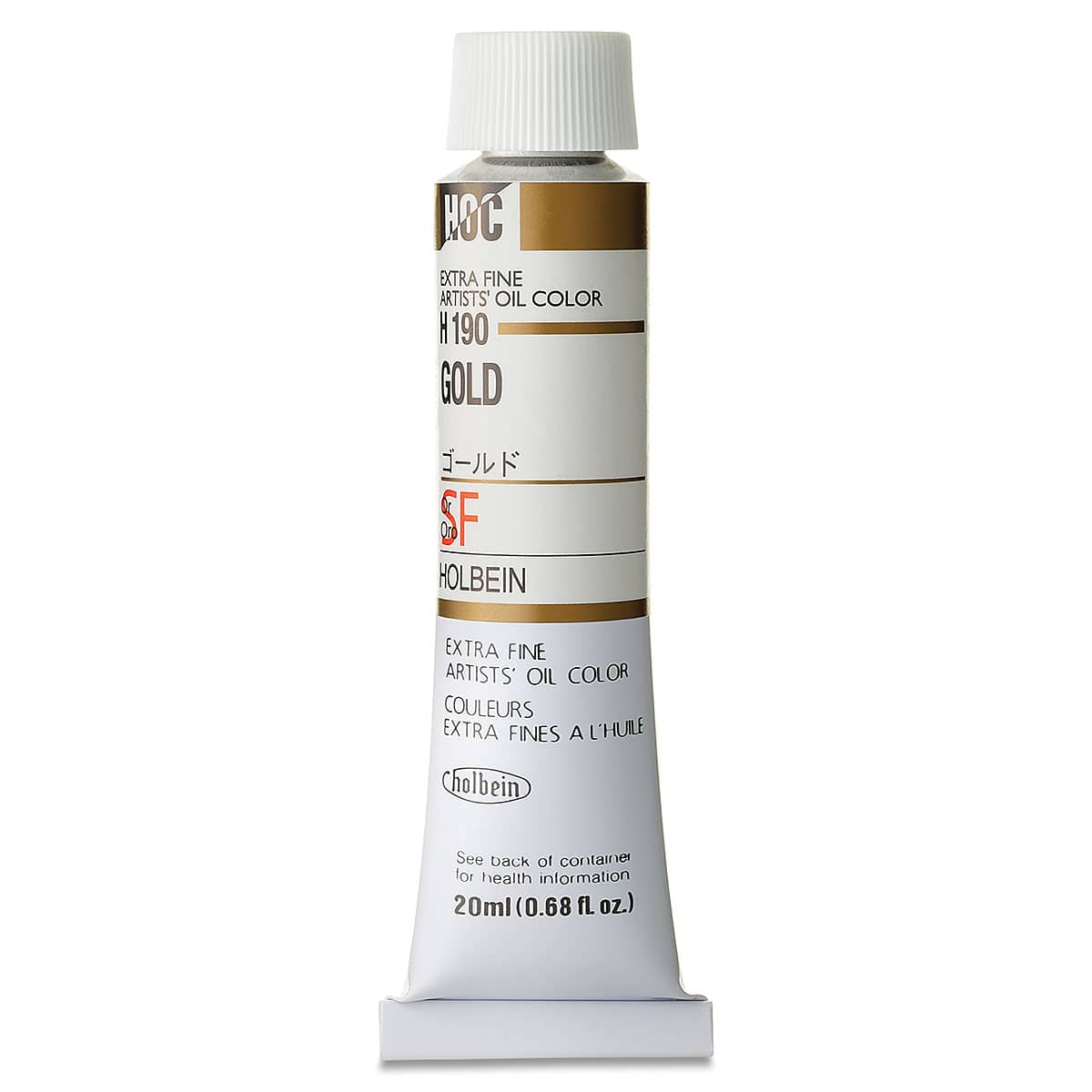 Holbein Artists' Oil Color - Gold, 20 ml tube