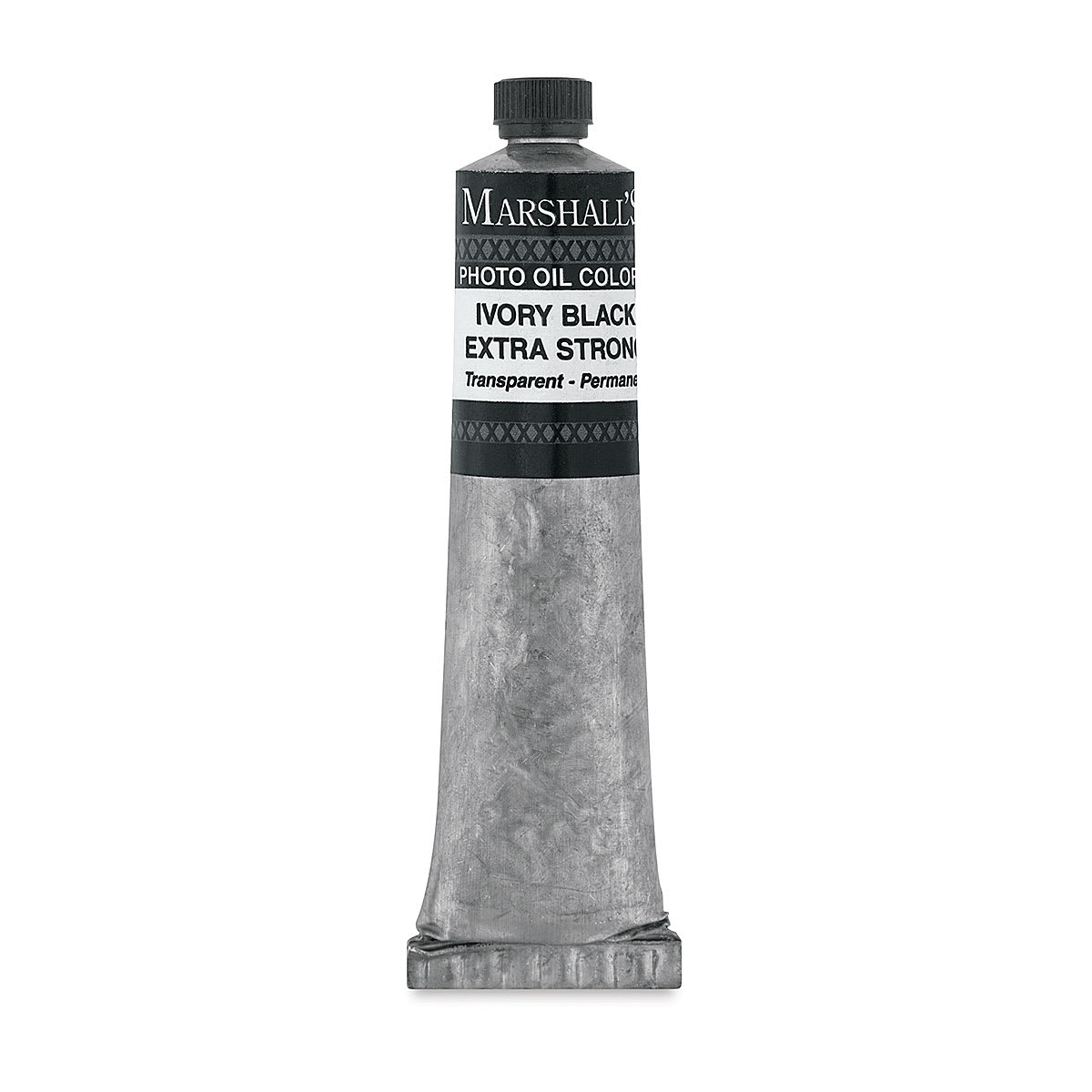 Marshall's Photo Oil Color - Ivory Black Extra Strong, 3/4" x 4" Tube