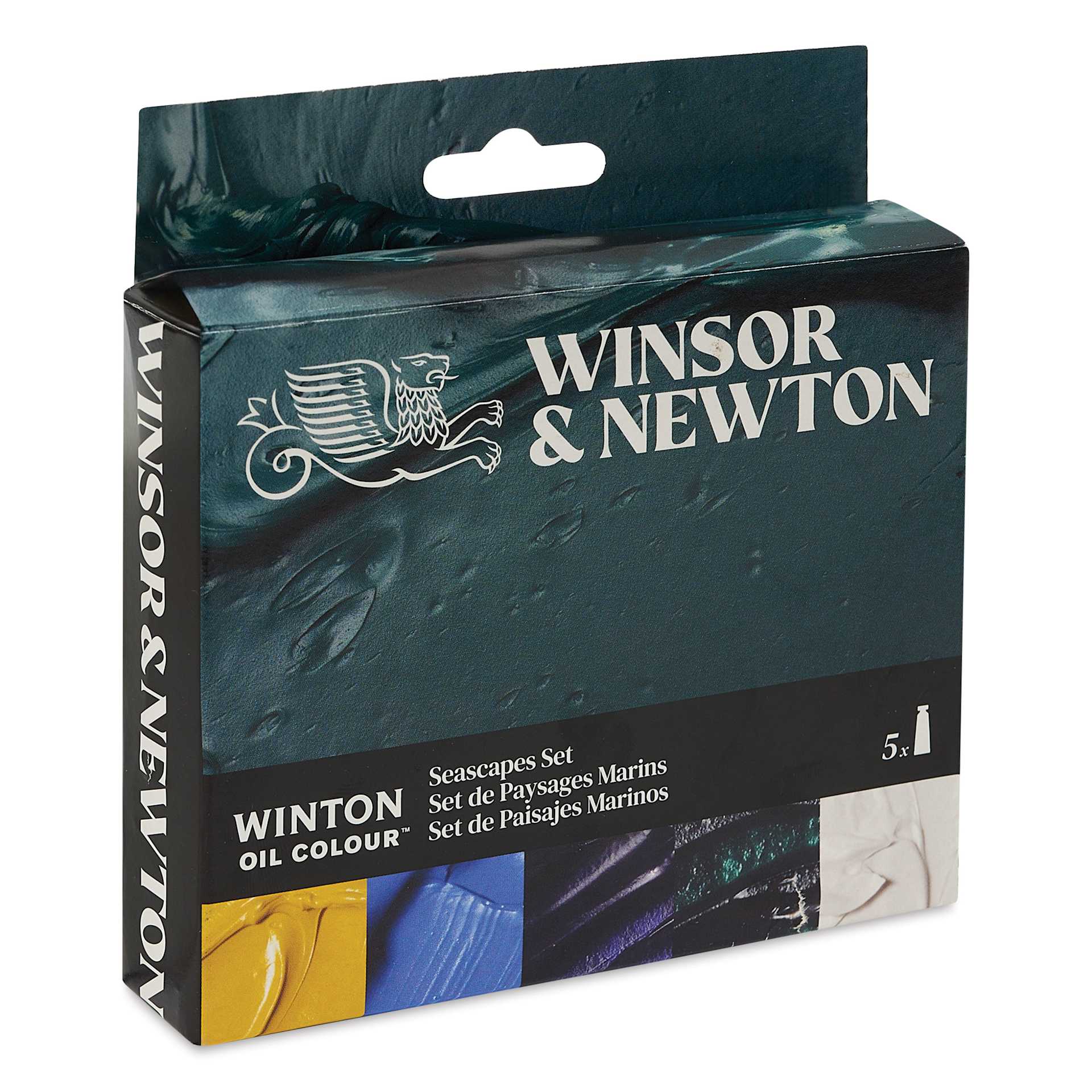 Winsor & Newton Winton Oil Colors - Seascape Set, Set of 5 colors, 37 ml tubes, packaging