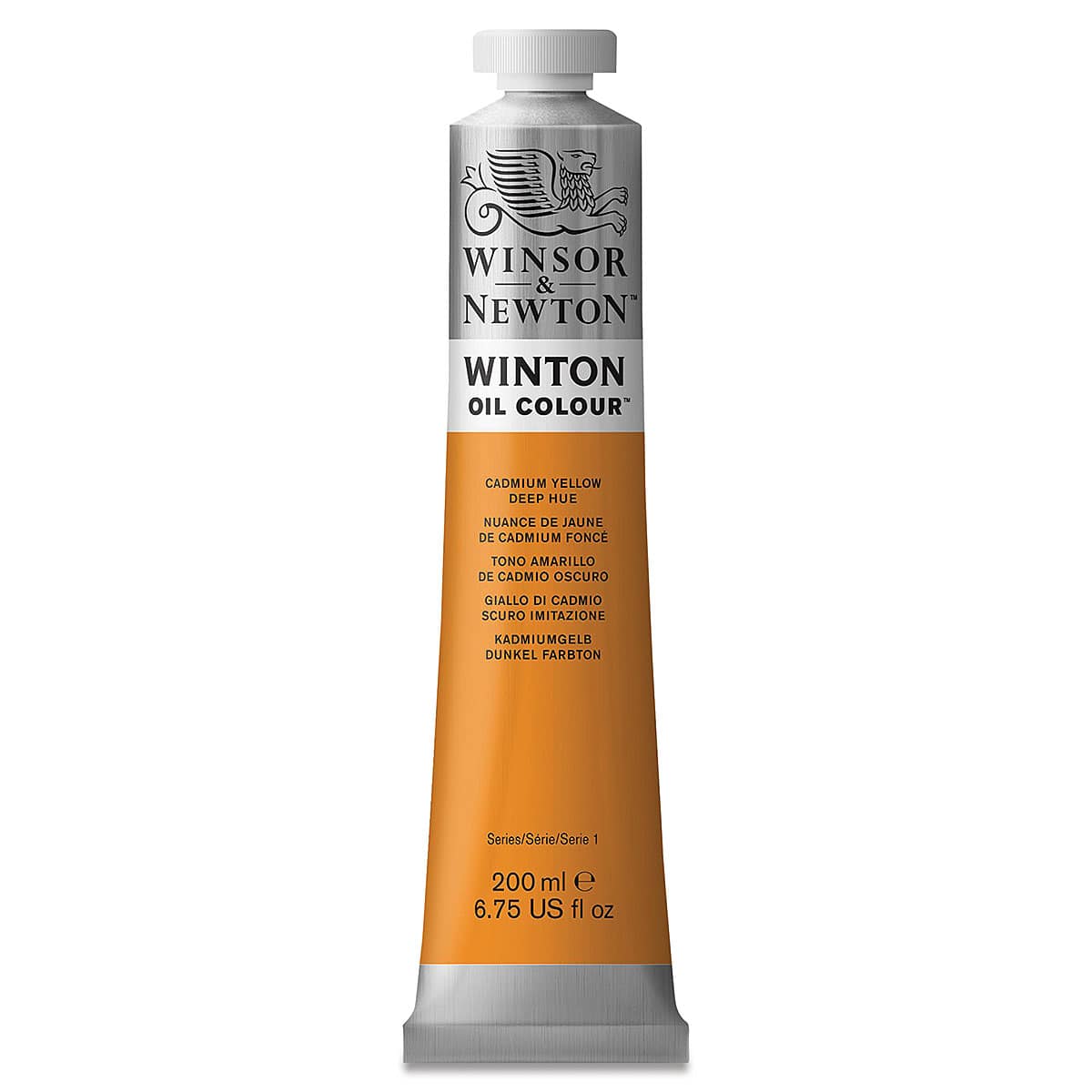 Winsor & Newton Winton Oil Color - Cadmium Yellow Deep Hue, 200 ml tube