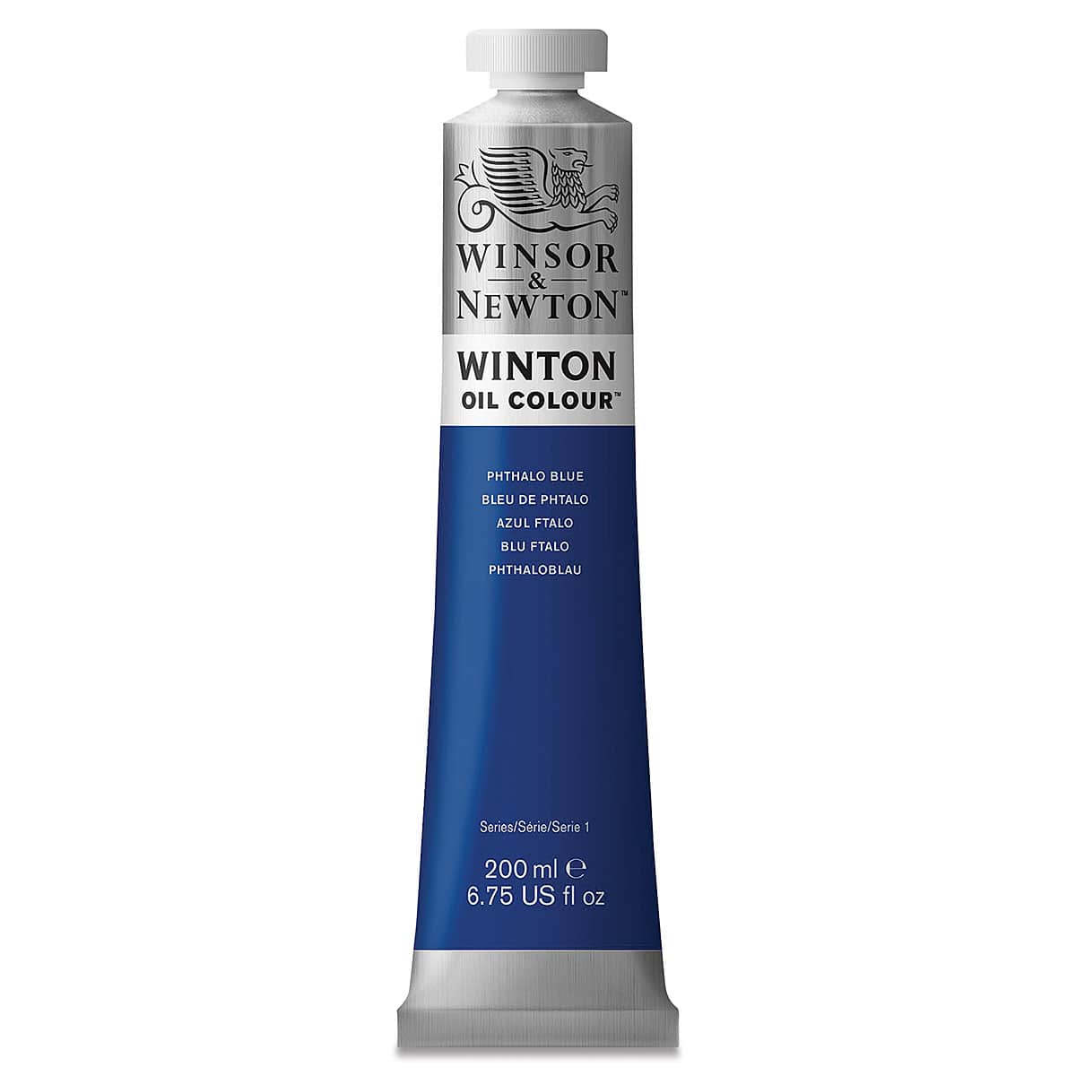 Winsor & Newton Winton Oil Color - Phthalo Blue, 200 ml tube