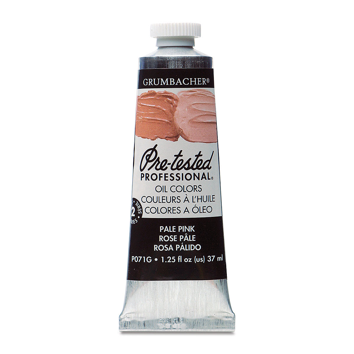 Grumbacher Pre-Tested Artists' Oil Color - Flesh Hue, 1.25 oz tube