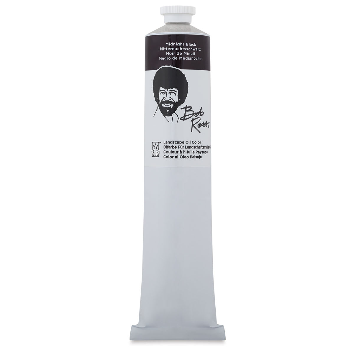 Bob Ross Oil Color - Midnight Black, 6.8 oz tube