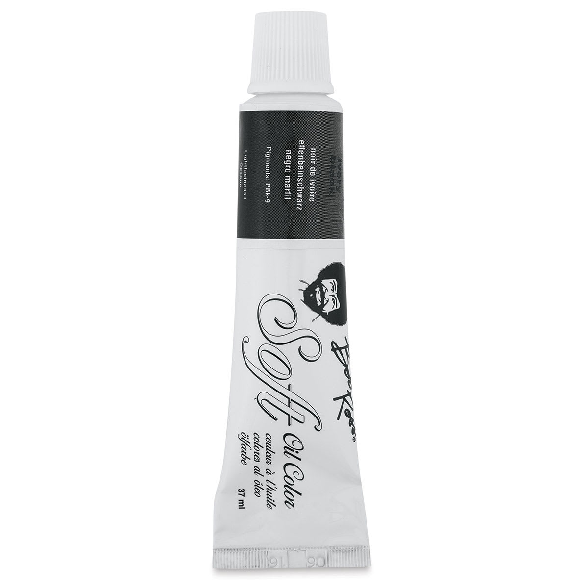 Bob Ross Soft Oil Color - Ivory Black, 1.25 oz tube