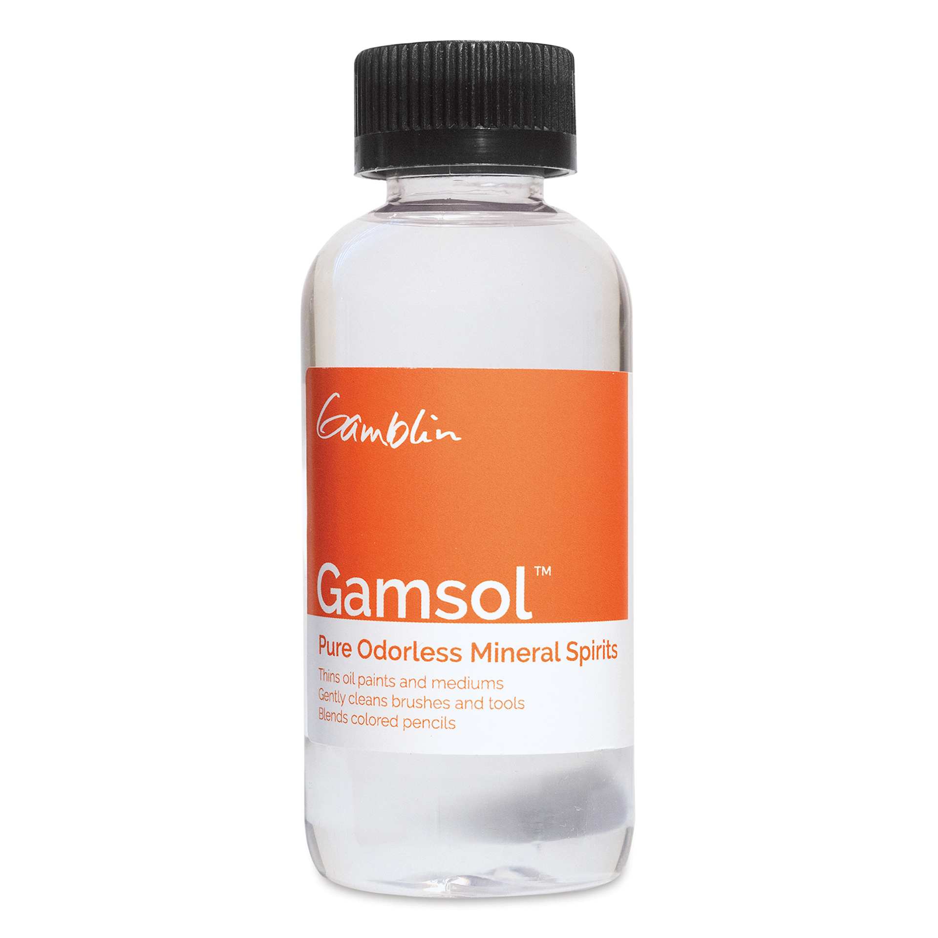 Gamblin Gamsol Odorless Mineral Spirits - 4.2 oz bottle