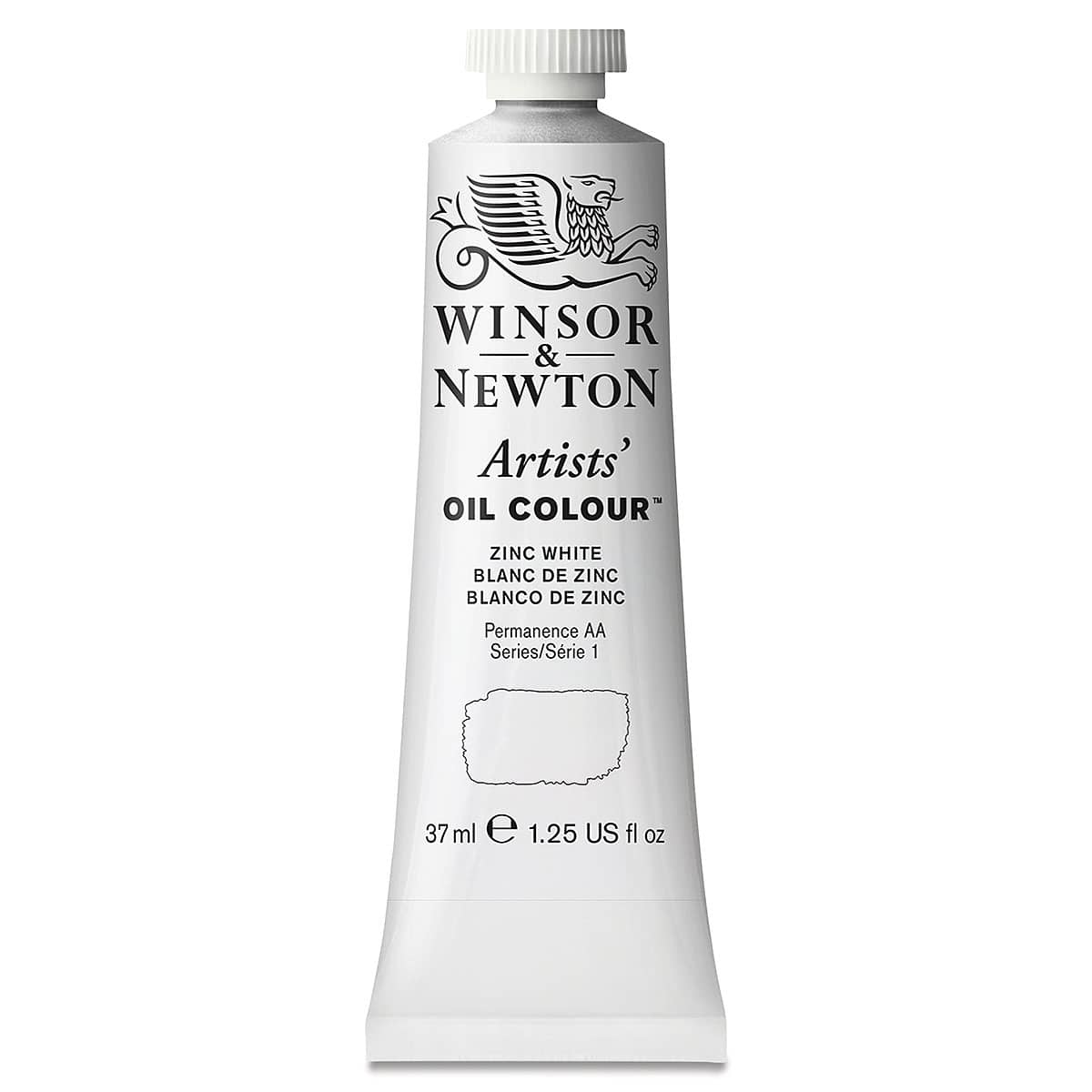 Winsor & Newton Artists' Oil Color - Zinc White, 37 ml tube