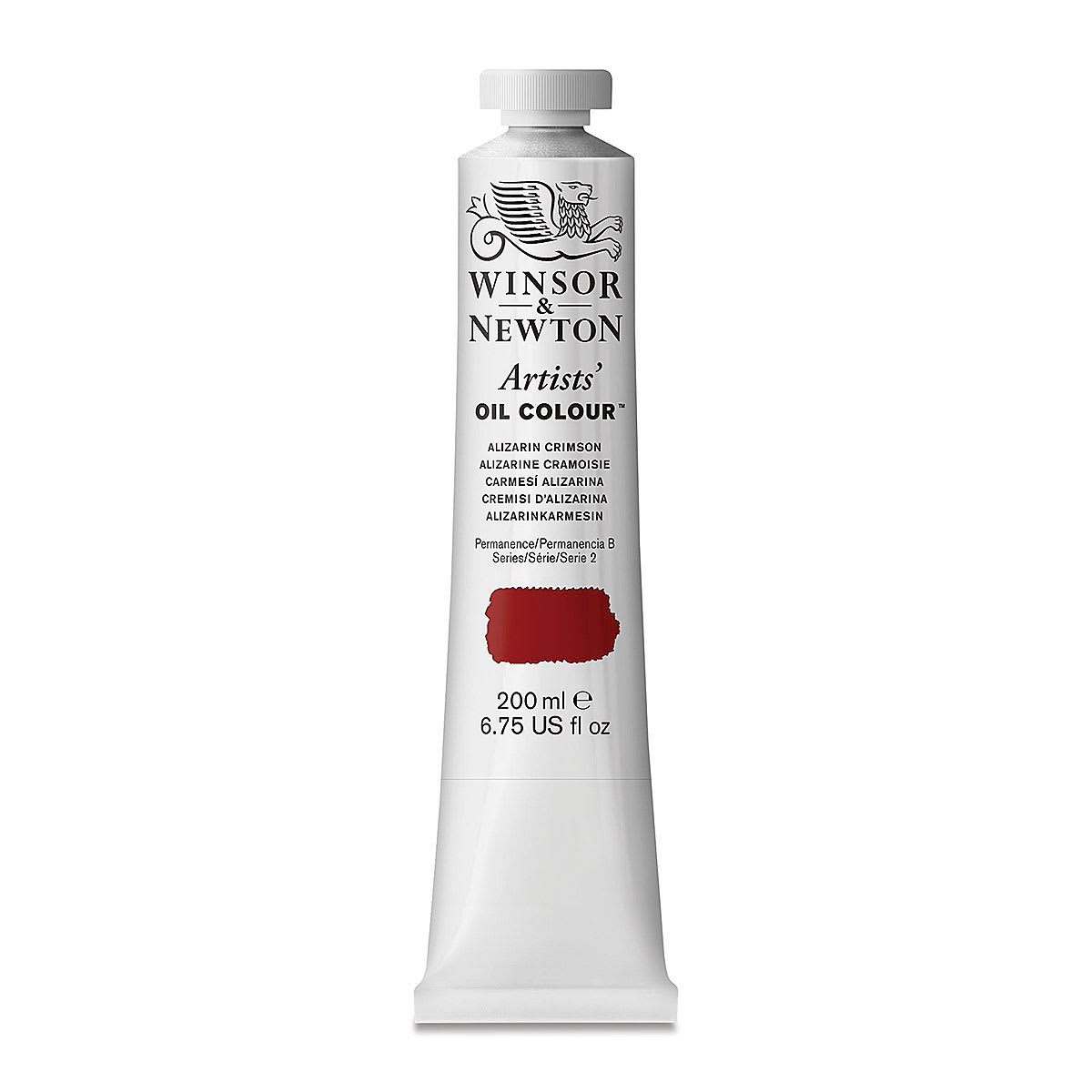 Winsor & Newton Artists' Oil Color - Alizarin Crimson, 200 ml tube