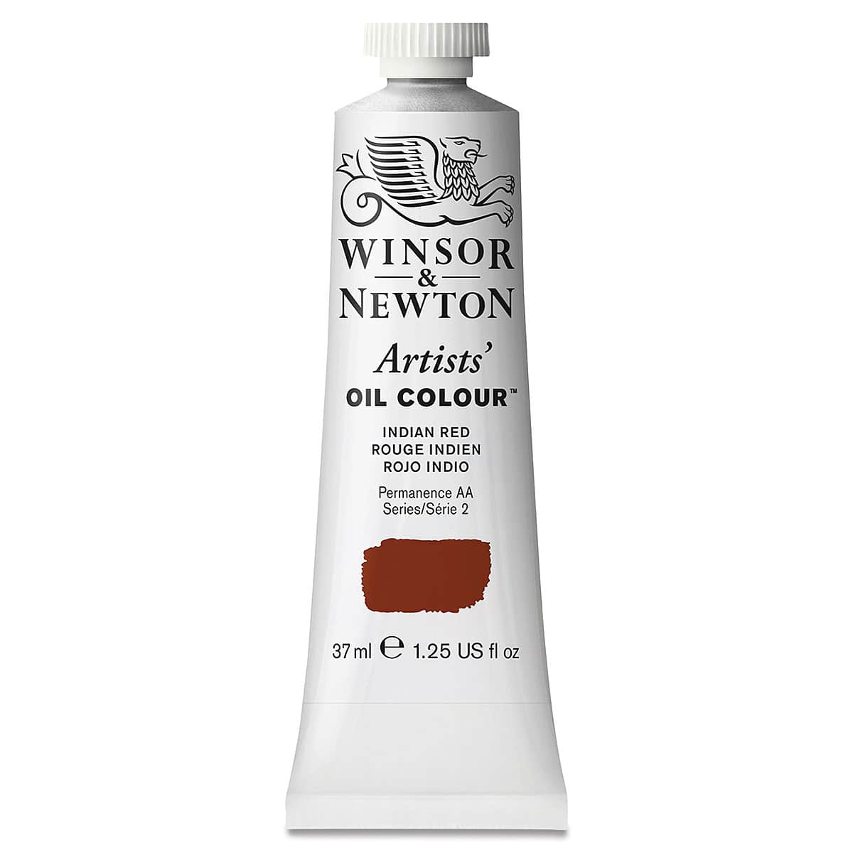 Winsor & Newton Artists' Oil Color - Indian Red, 37 ml tube