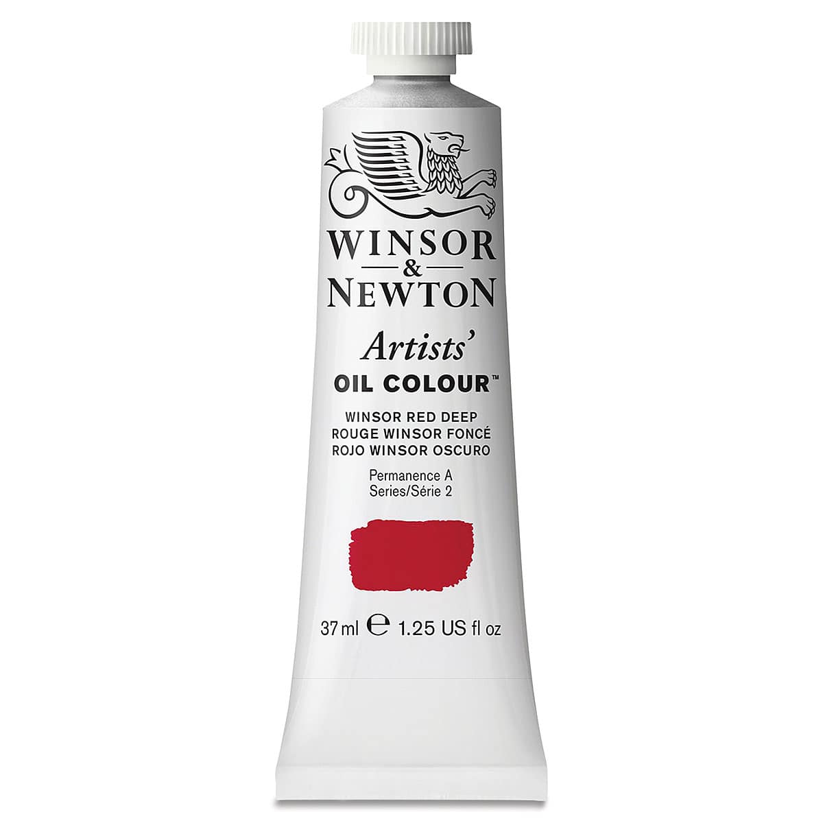 Winsor & Newton Artists' Oil Color - Winsor Red Deep, 37 ml tube