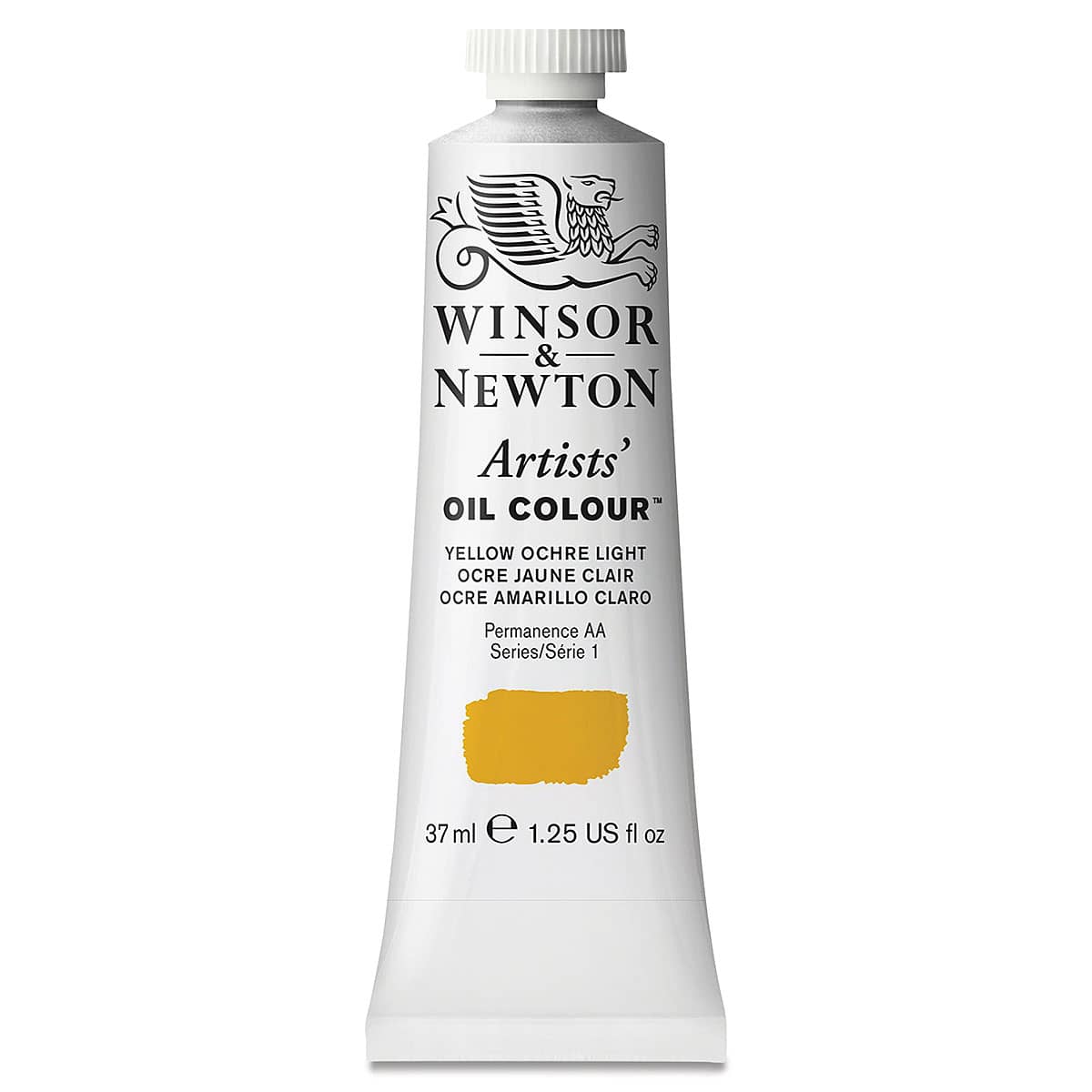 Winsor & Newton Artists' Oil Color - Yellow Ochre Light, 37 ml tube