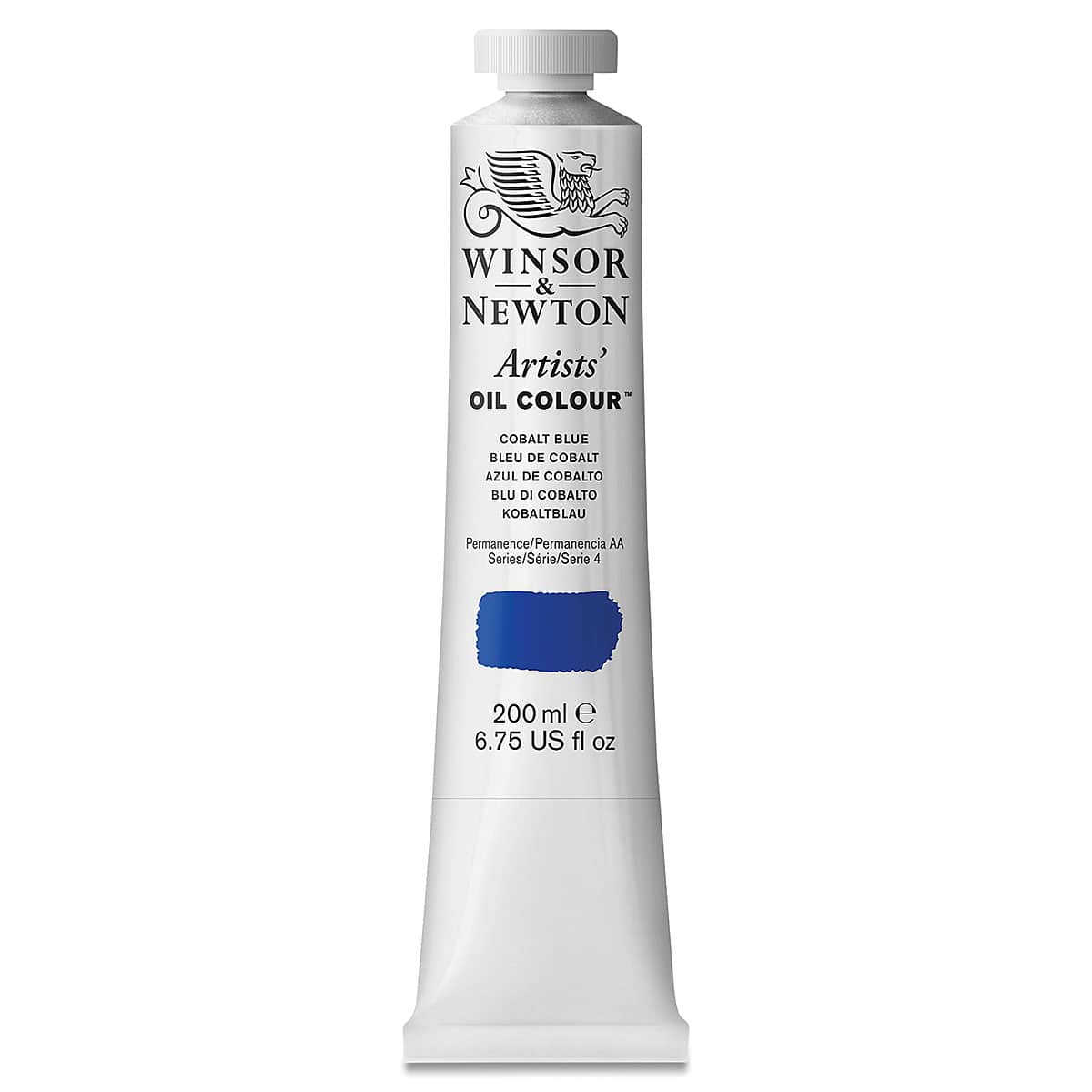 Winsor & Newton Artists' Oil Color - Cobalt Blue, 200 ml tube