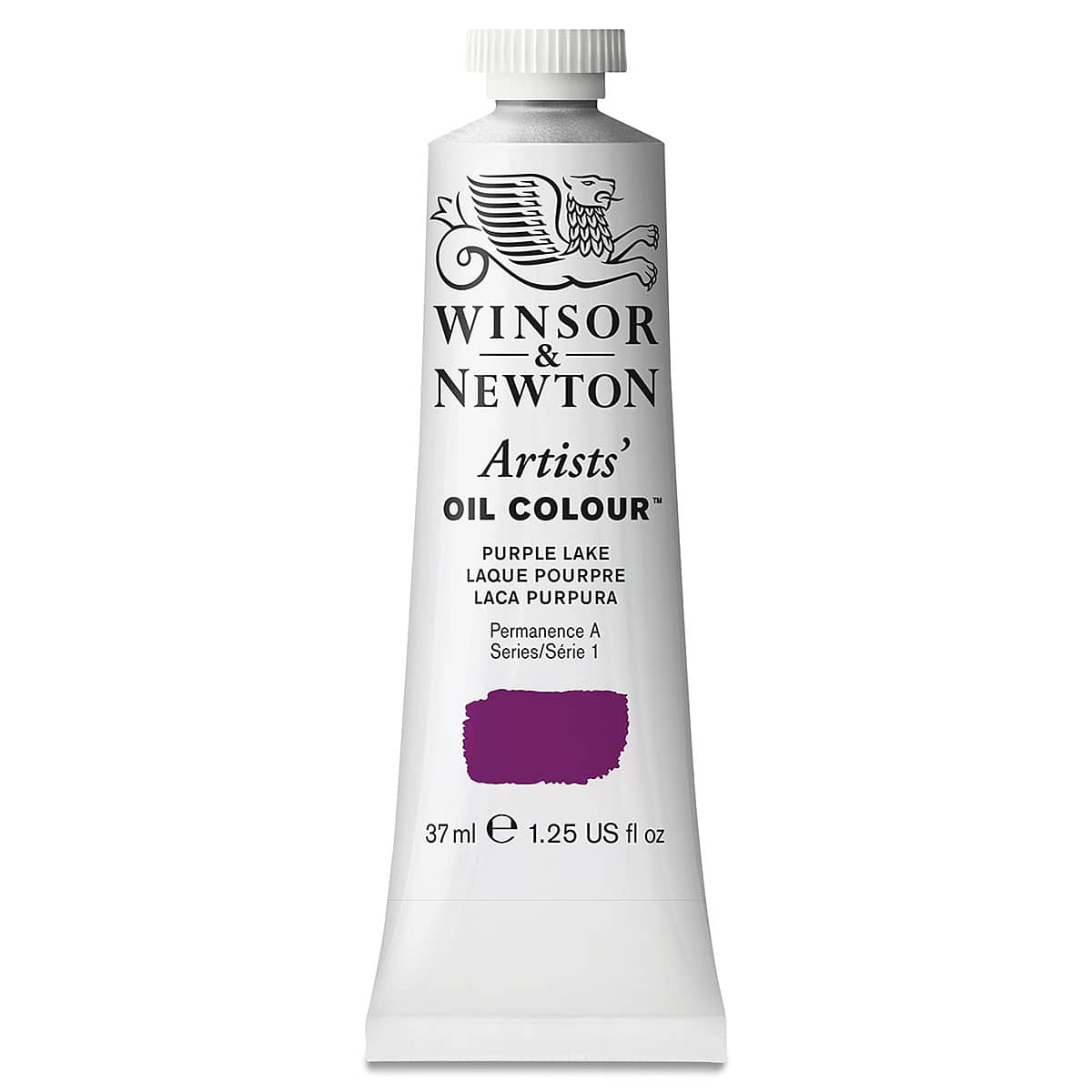 Winsor & Newton Artists' Oil Color - Purple Lake, 37 ml tube