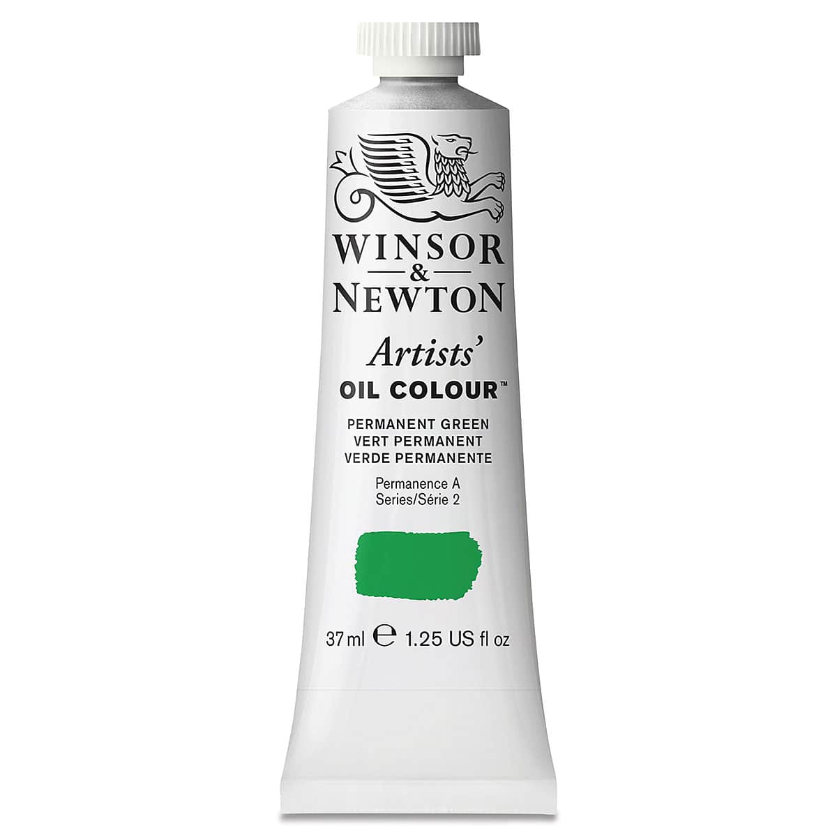 Winsor & Newton Artists' Oil Color - Permanent Green, 37 ml tube