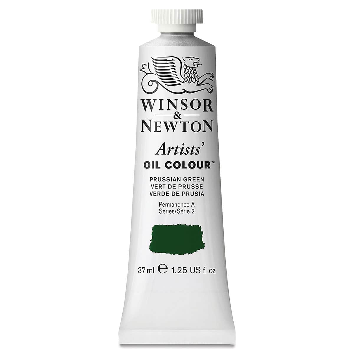 Winsor & Newton Artists' Oil Color - Prussian Green, 37 ml tube