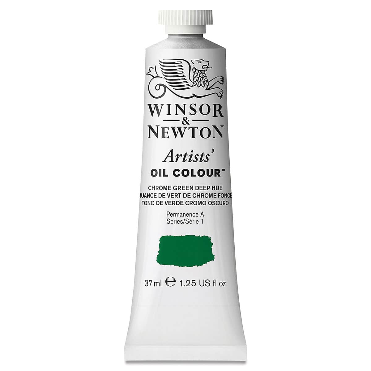 Winsor & Newton Artists' Oil Color - Chromium Green Deep Hue, 37 ml tube