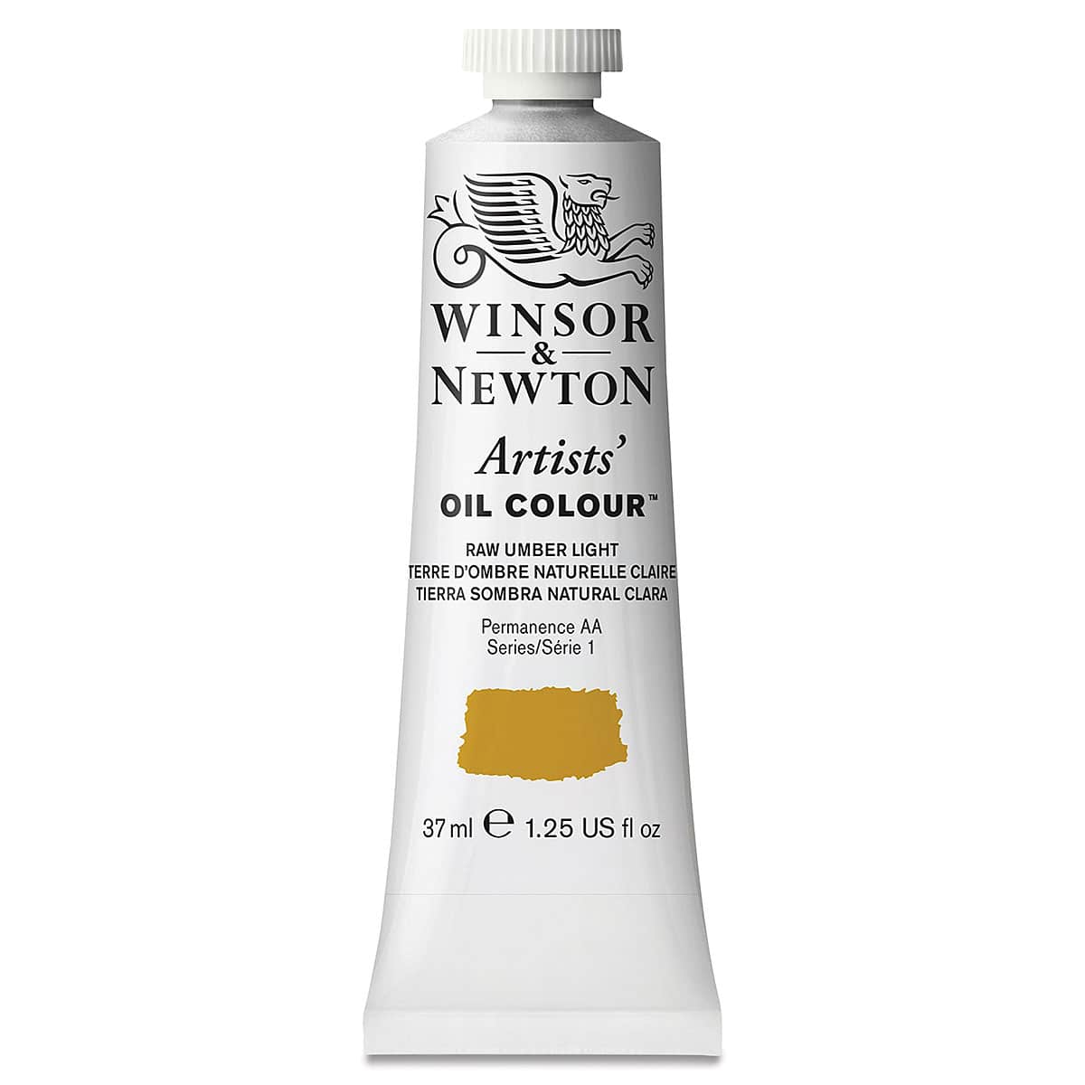Winsor & Newton Artists' Oil Color - Raw Umber Light, 37 ml tube
