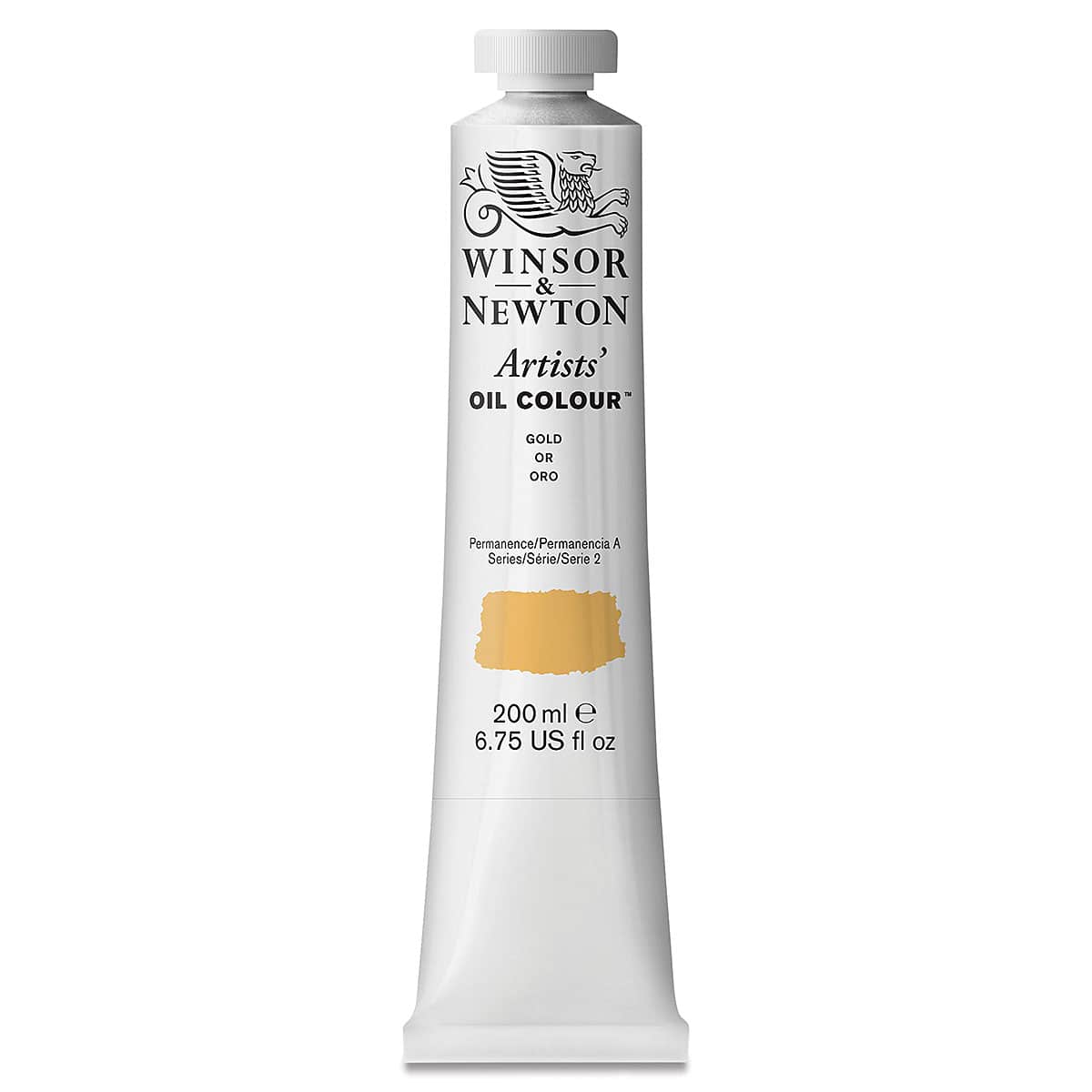 Winsor & Newton Artists' Oil Color - Gold, 200 ml tube