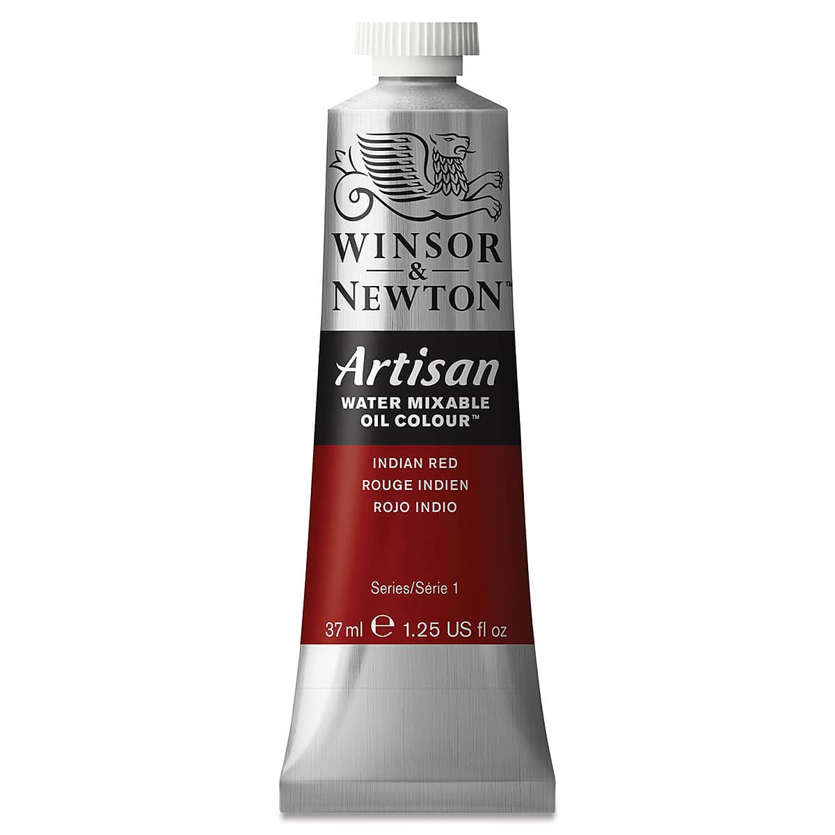 Winsor & Newton Artisan Water Mixable Oil Paint - Indian Red, 37 ml tube