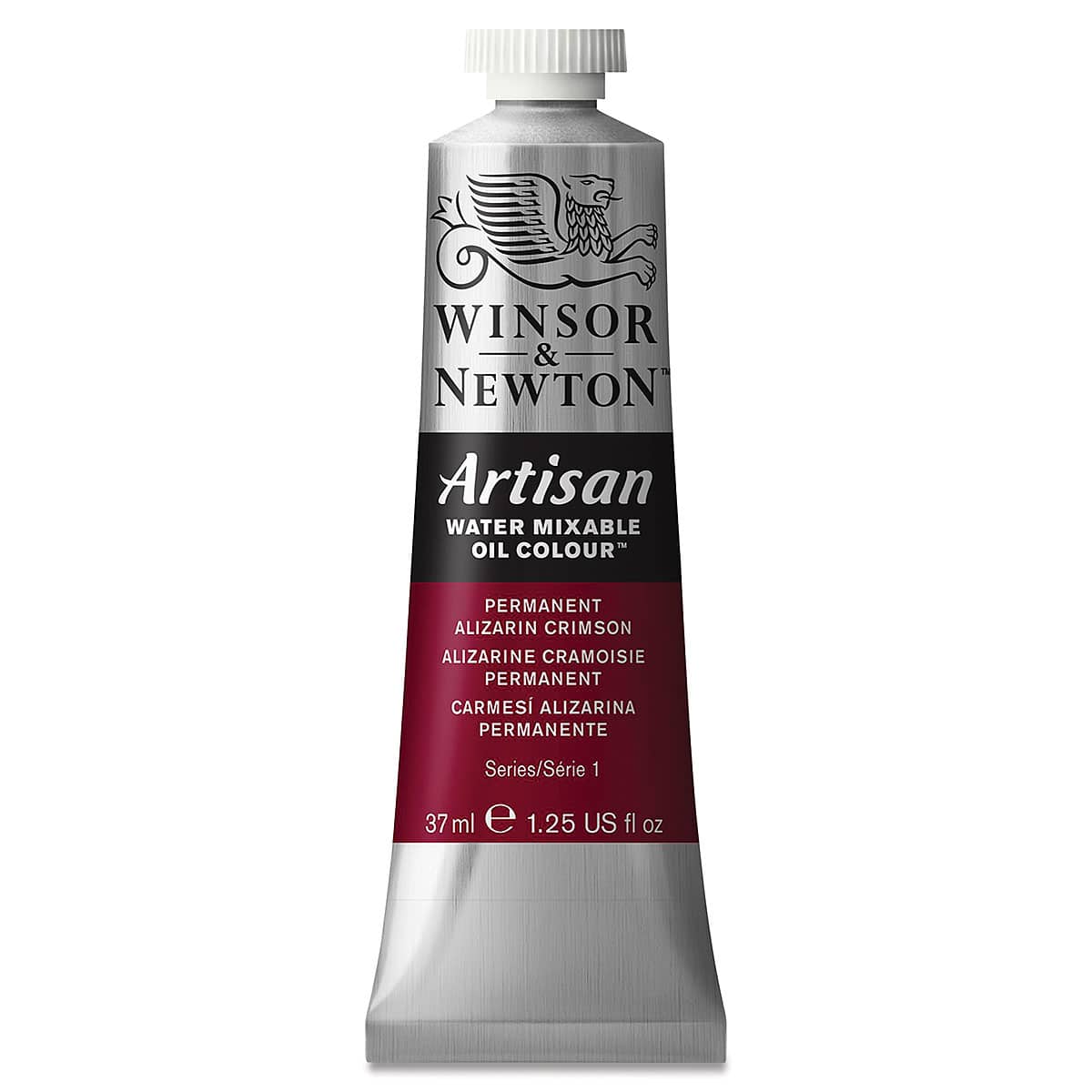 Winsor & Newton Artisan Water Mixable Oil Paint - Permanent Ailzarin Crimson, 37 ml tube