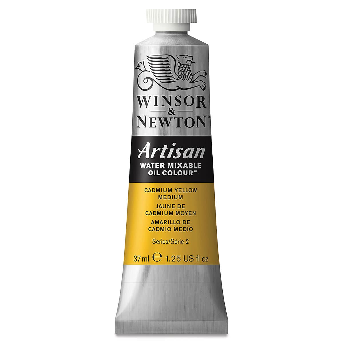 Winsor & Newton Artisan Water Mixable Oil Paint - Cadmium Yellow Medium, 37 ml tube
