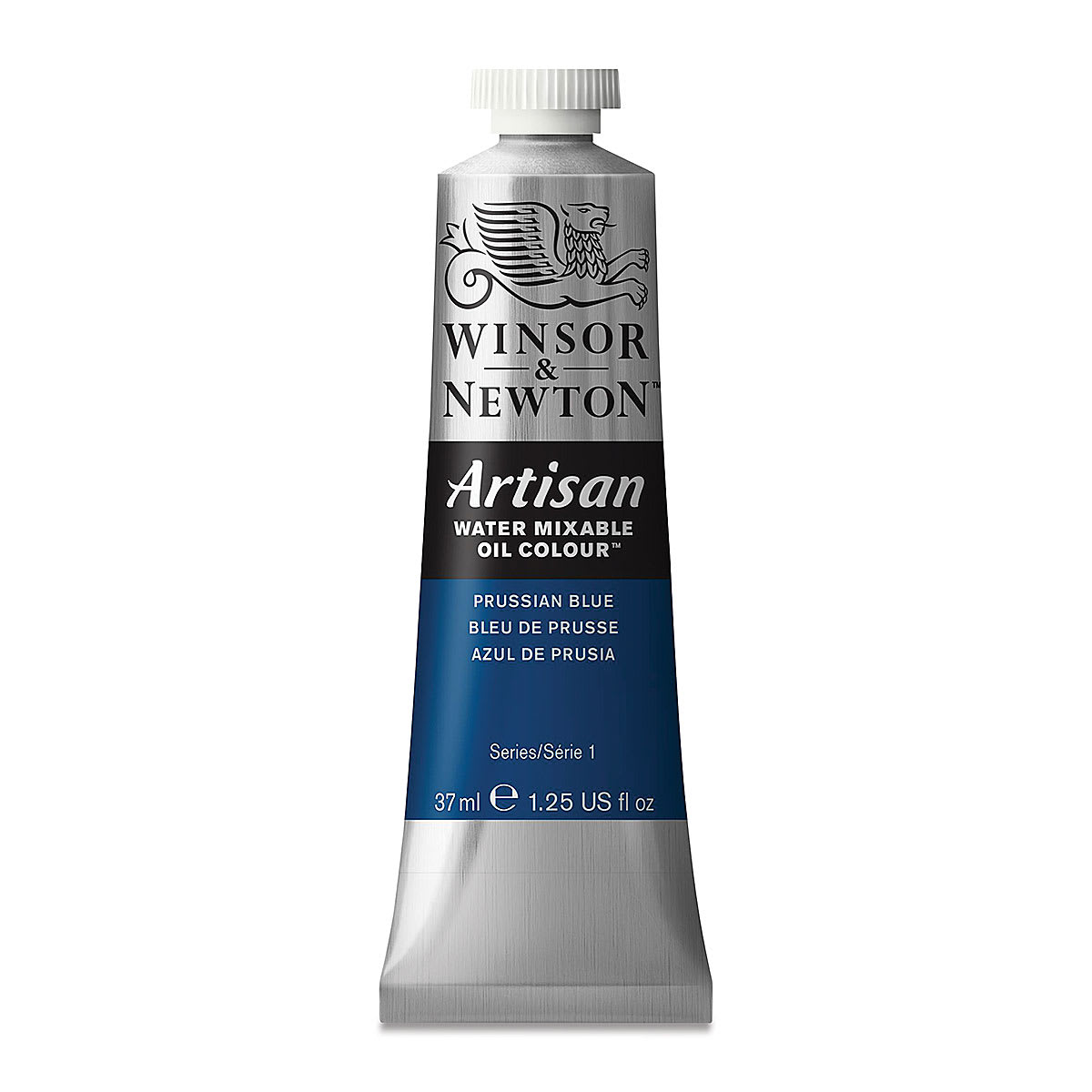  Winsor & Newton Artisan Water Mixable Oil Paint - Prussian Blue, 37 ml tube
