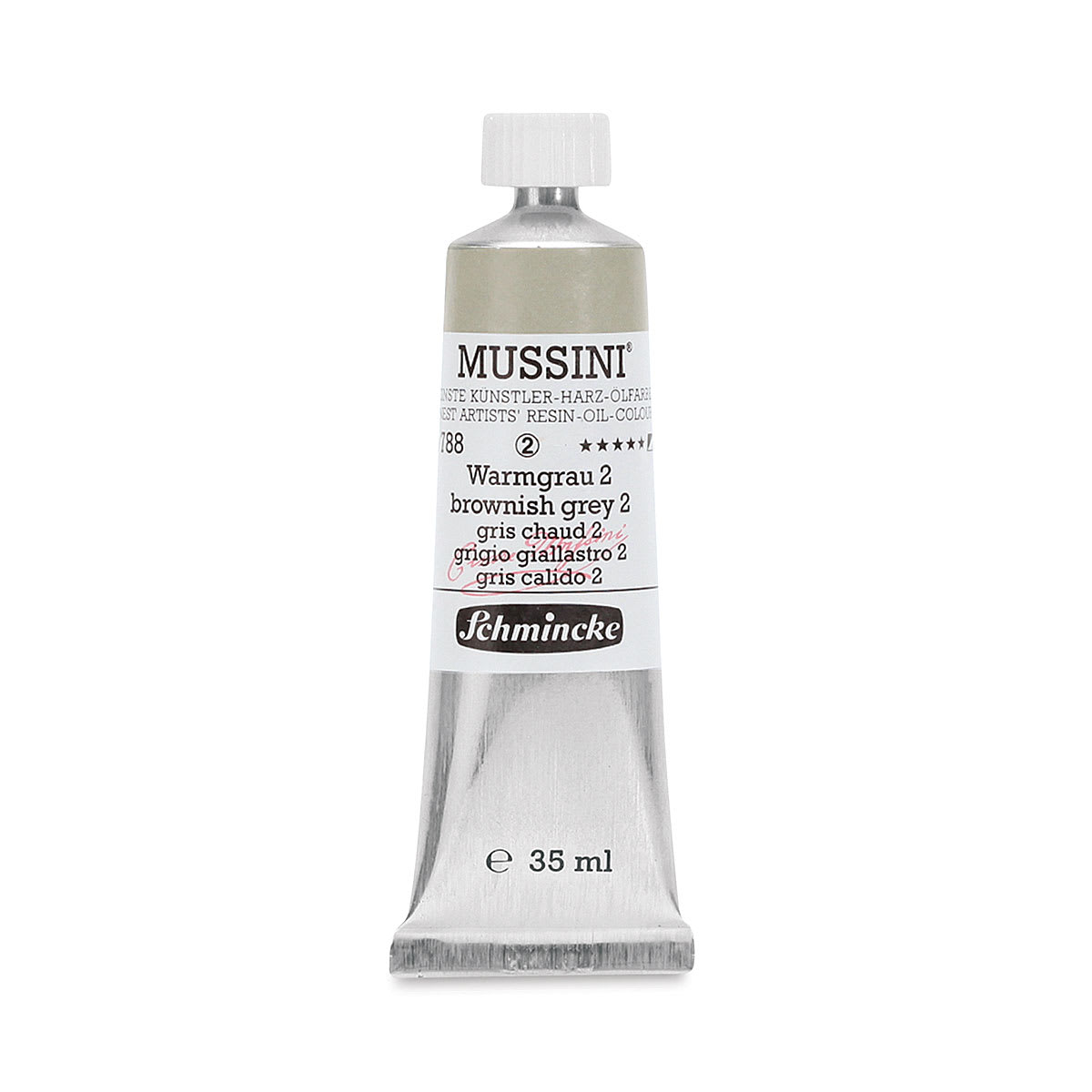 Schmincke Mussini Oil Color - Brownish Gray 2, 35 ml tube