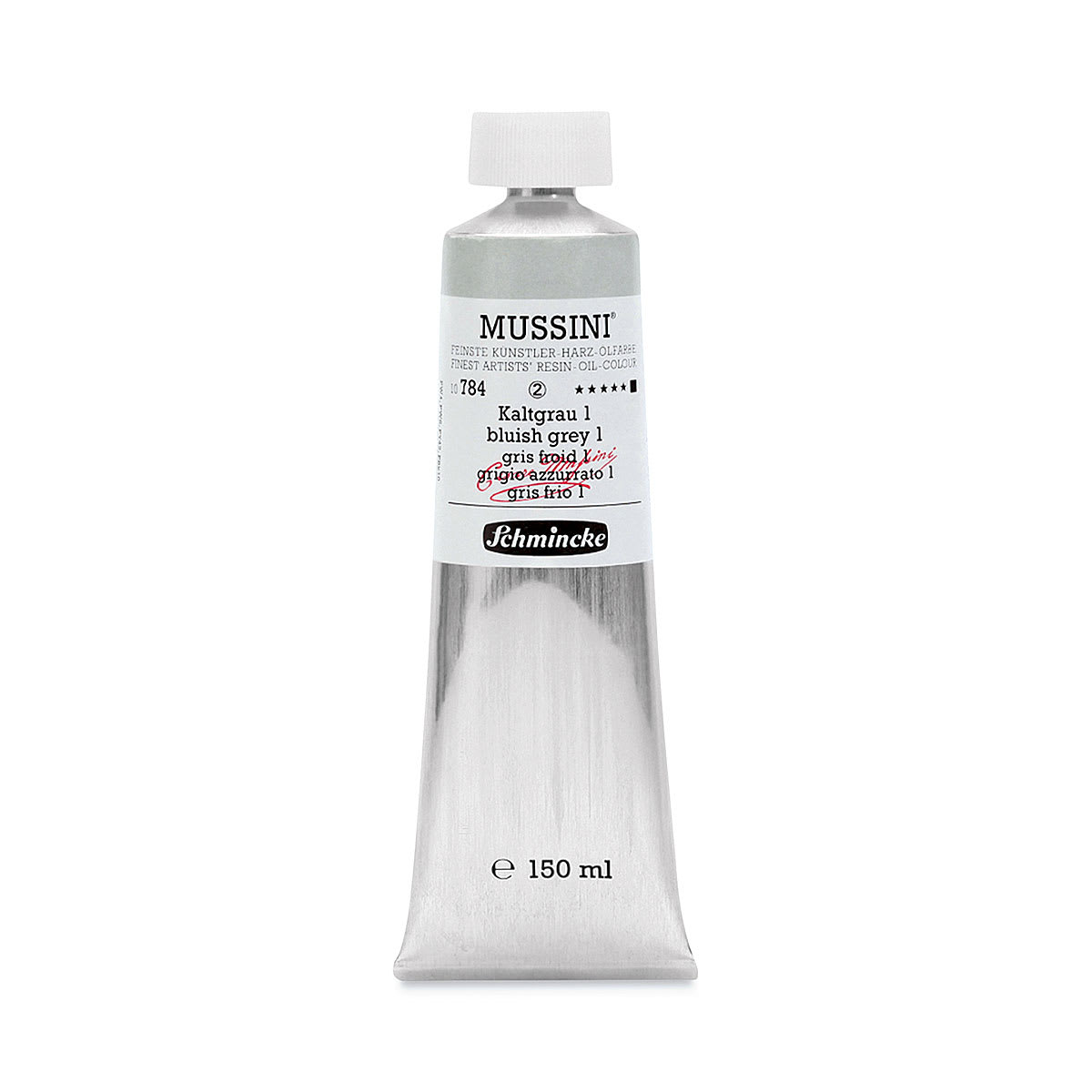 Schmincke Mussini Oil Colors - Bluish Gray 1, 150 ml tube