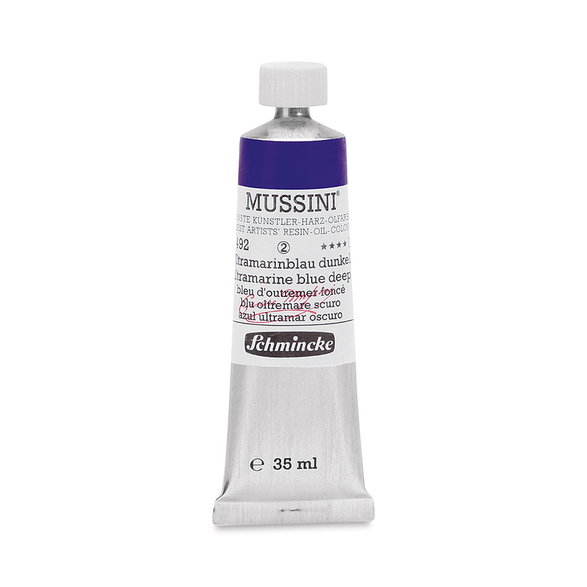 Schmincke Mussini Oil Color - Ultramarine Blue Deep, 35 ml tube