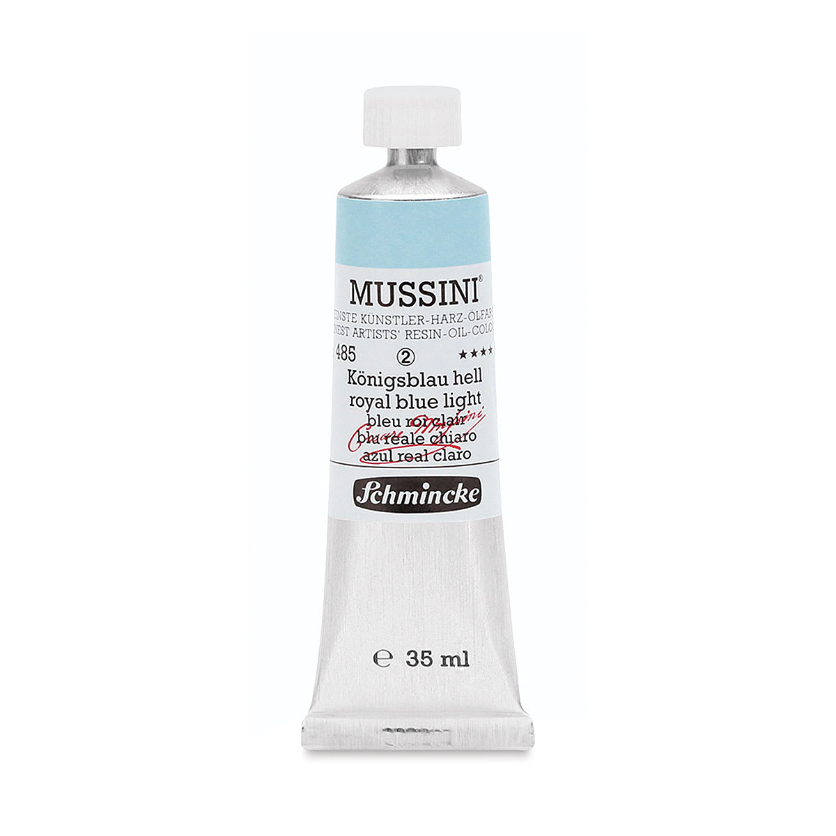 Schmincke Mussini Oil Color - Royal Blue Light, 35 ml tube