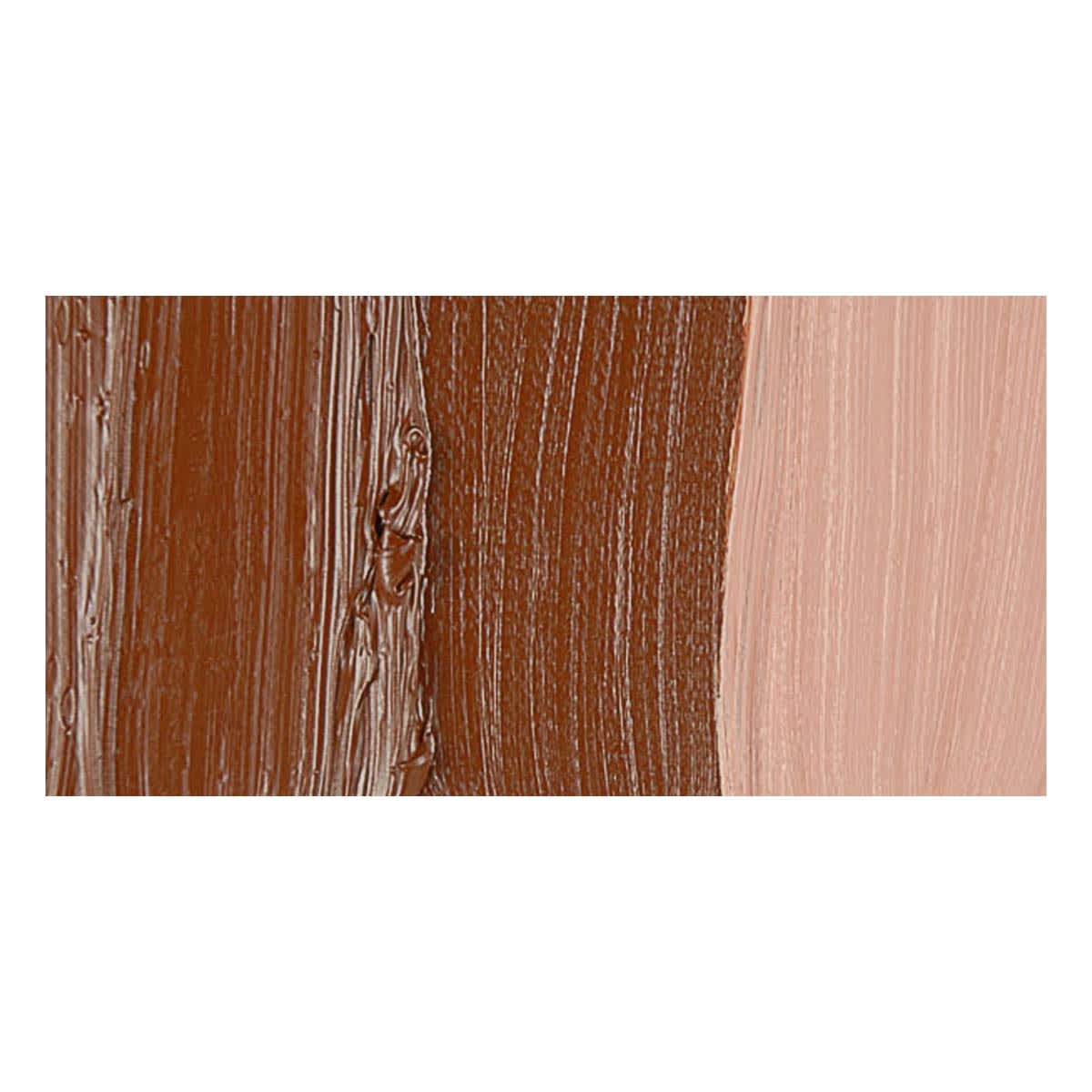 Schmincke Mussini Oil Paint - Natural Burnt Sienna swatch