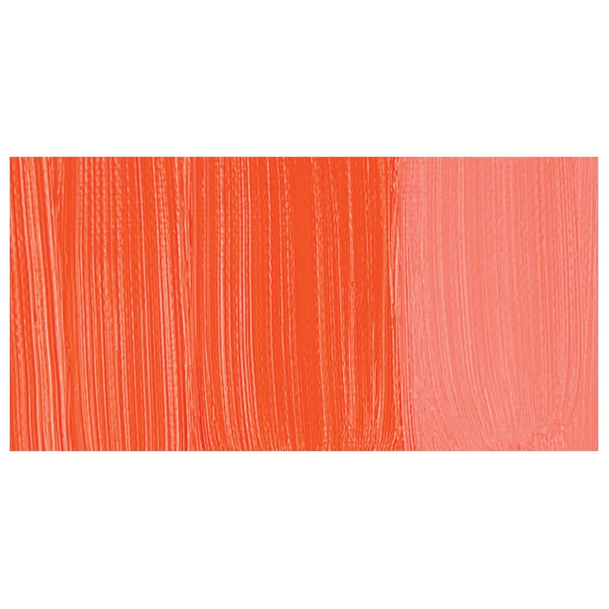 Schmincke Norma Professional Oil Paint - Vermilion Red Light, 35 ml, Swatch