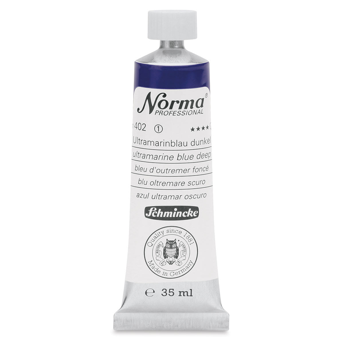 Schmincke Norma Professional Oil Paint - Ultramarine Blue Deep, 35 ml, Tube