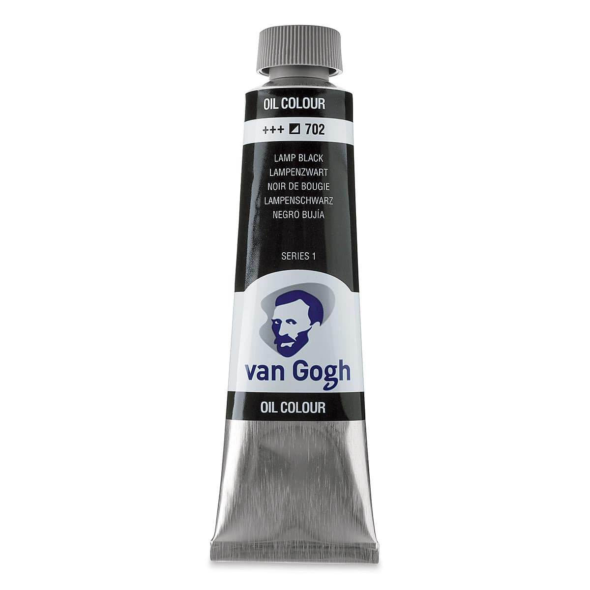 Van Gogh Oil Paint - Lamp Black, 40 ml tube