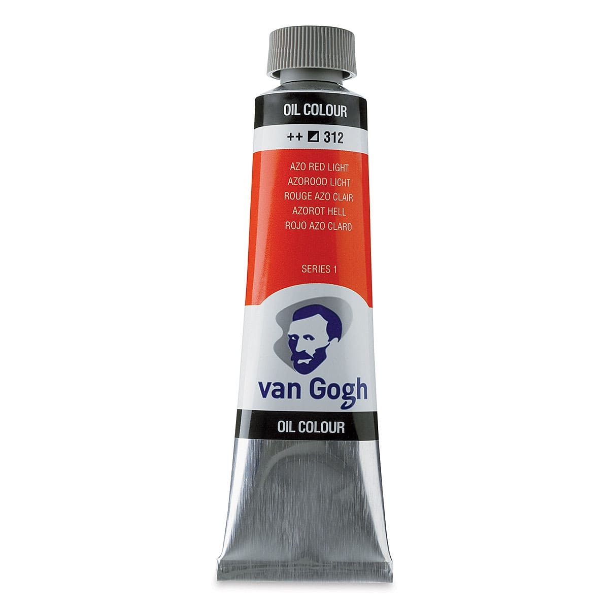 Van Gogh Oil Paint - Azo Red Light, 40 ml tube