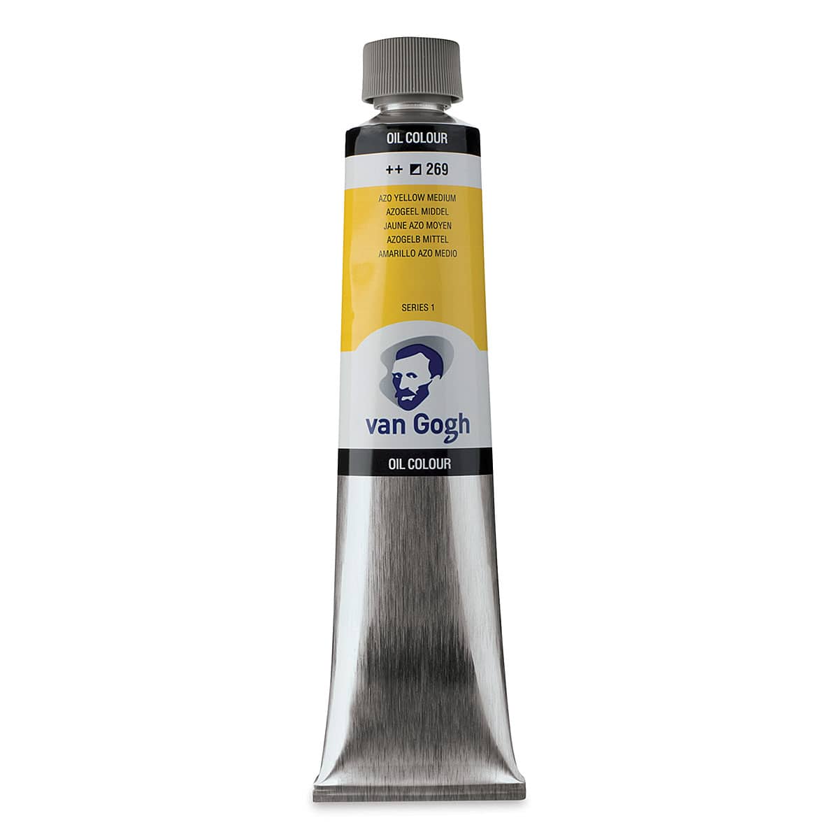 Van Gogh Oil Paint - Azo Yellow Medium, 200 ml tube