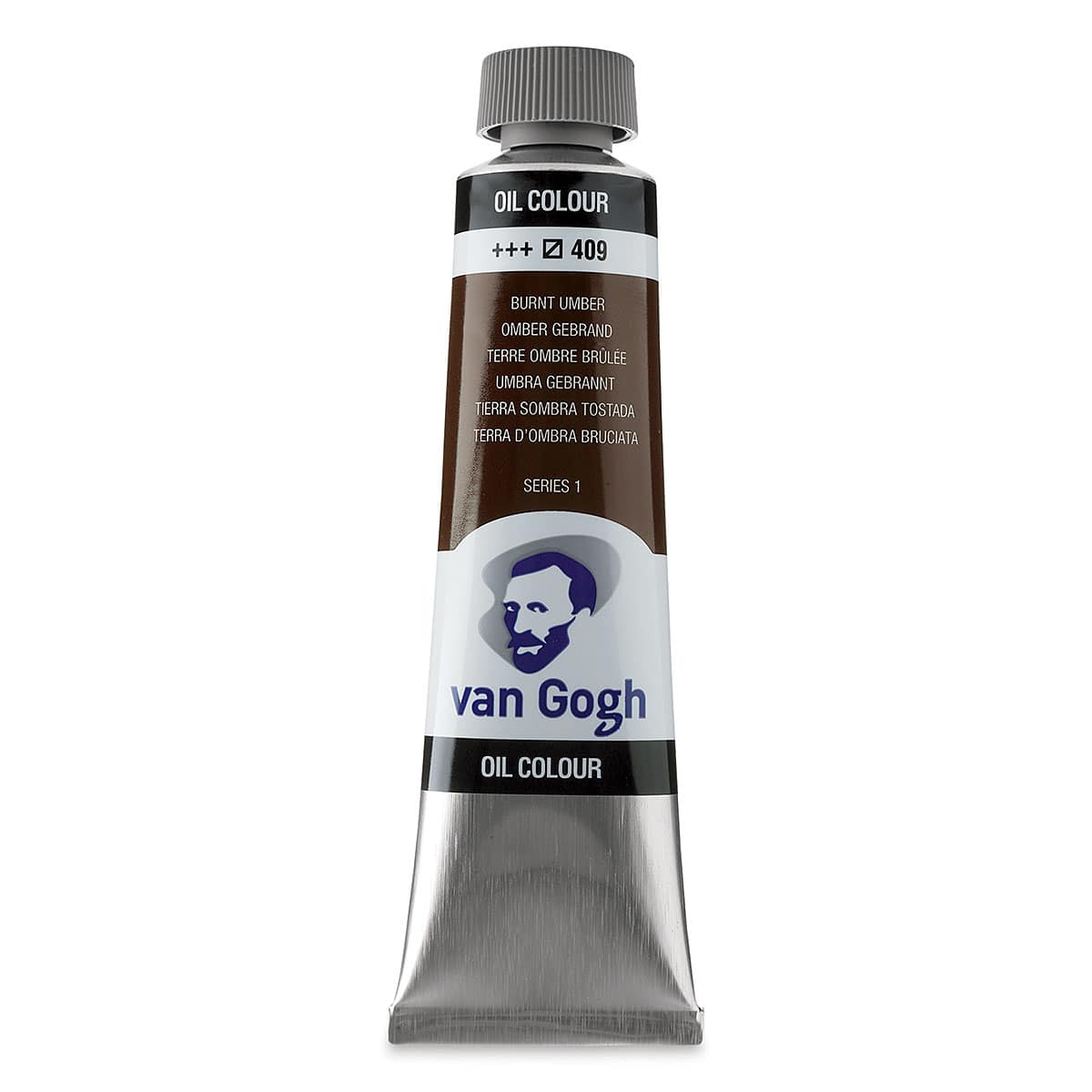 Van Gogh Oil Paint - Burnt Umber, 40 ml tube