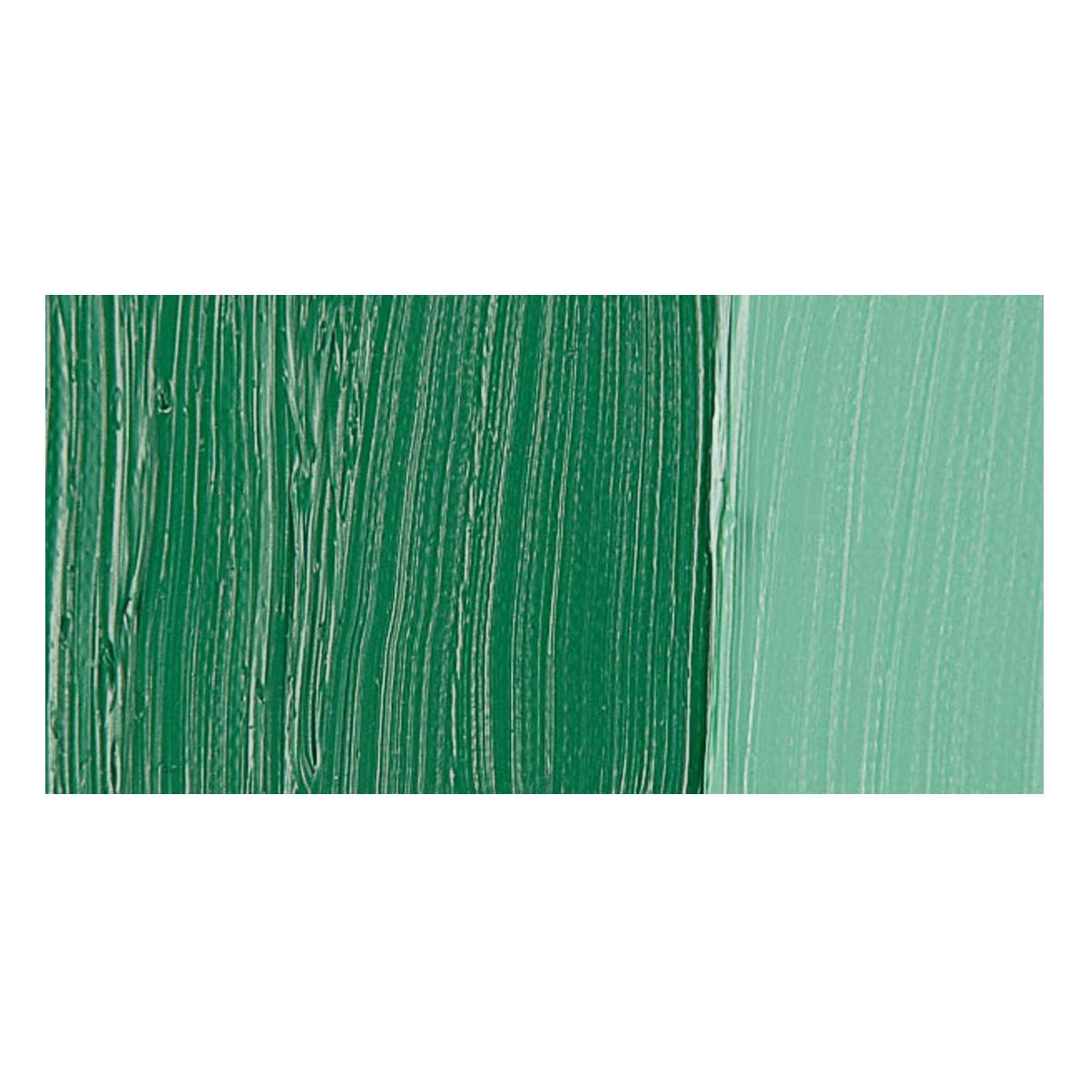 Van Gogh Oil Paint - Permanent Green Deep swatch