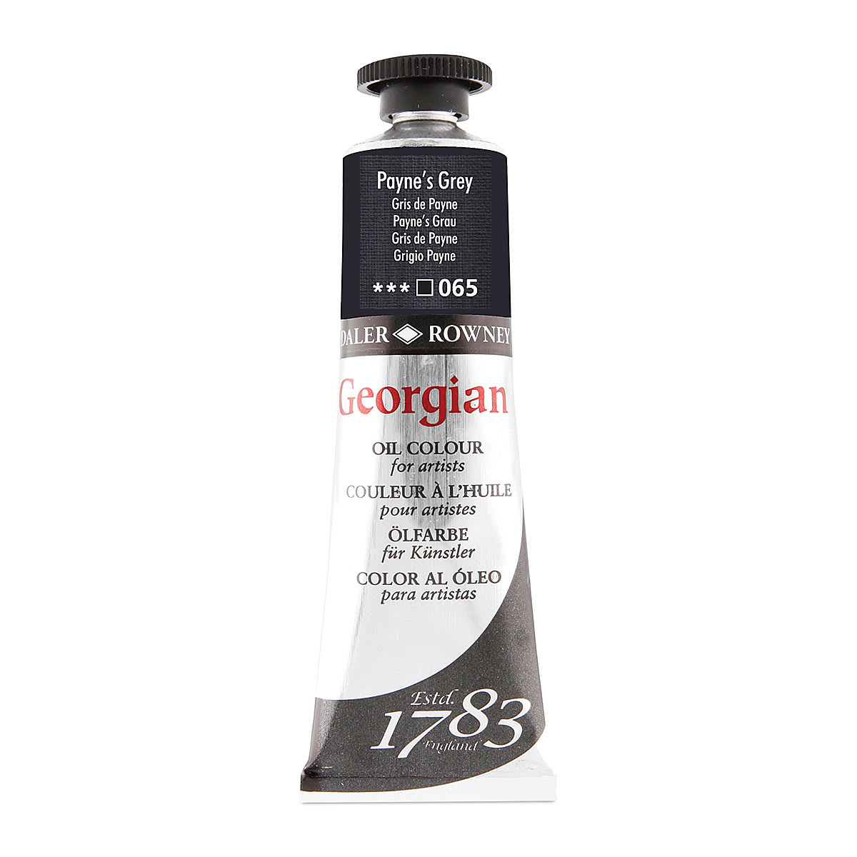 Daler-Rowney Georgian Oil Color - Payne's Gray, 38 ml tube