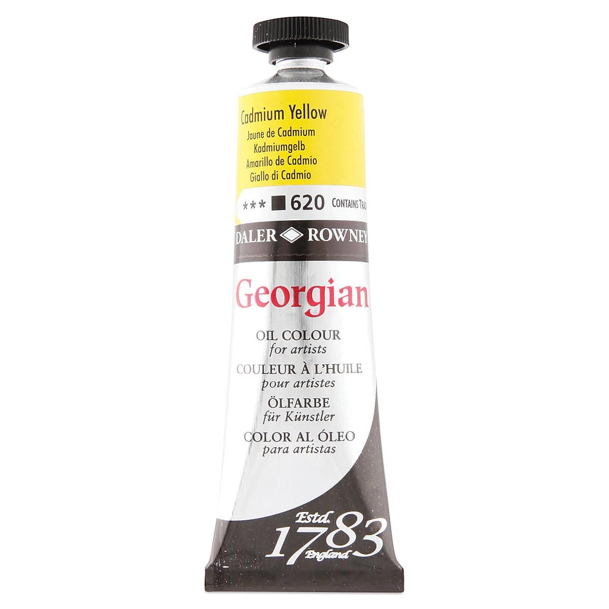 Daler-Rowney Georgian Oil Color - Cadmium Yellow, 38 ml tube