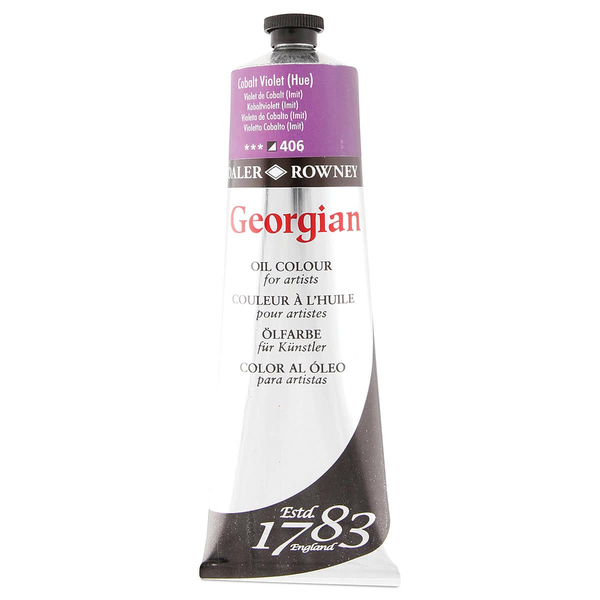 Daler-Rowney Georgian Oil Color - Cobalt Violet Hue, 225 ml tube