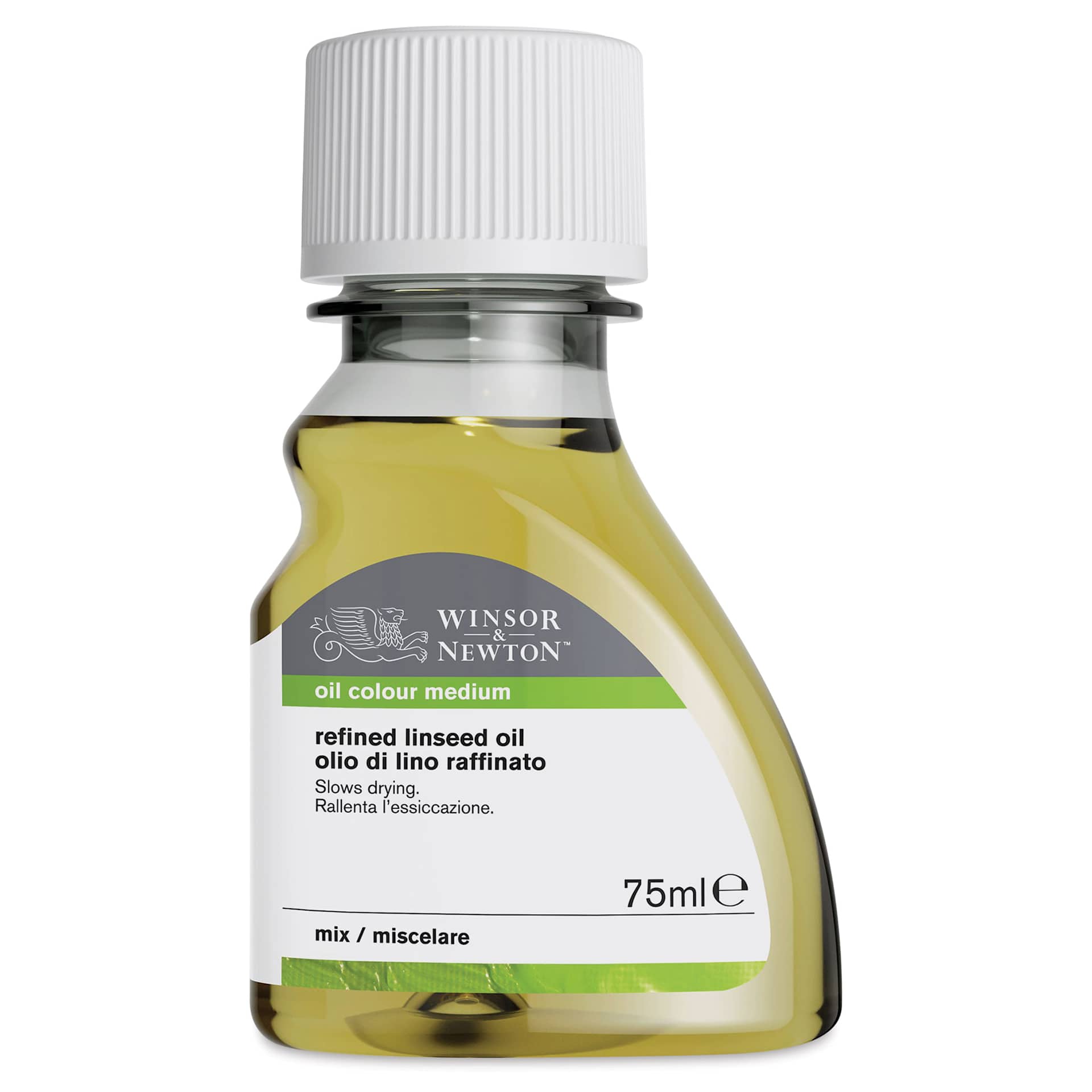 Winsor & Newton Refined Linseed Oil - 75 ml bottle