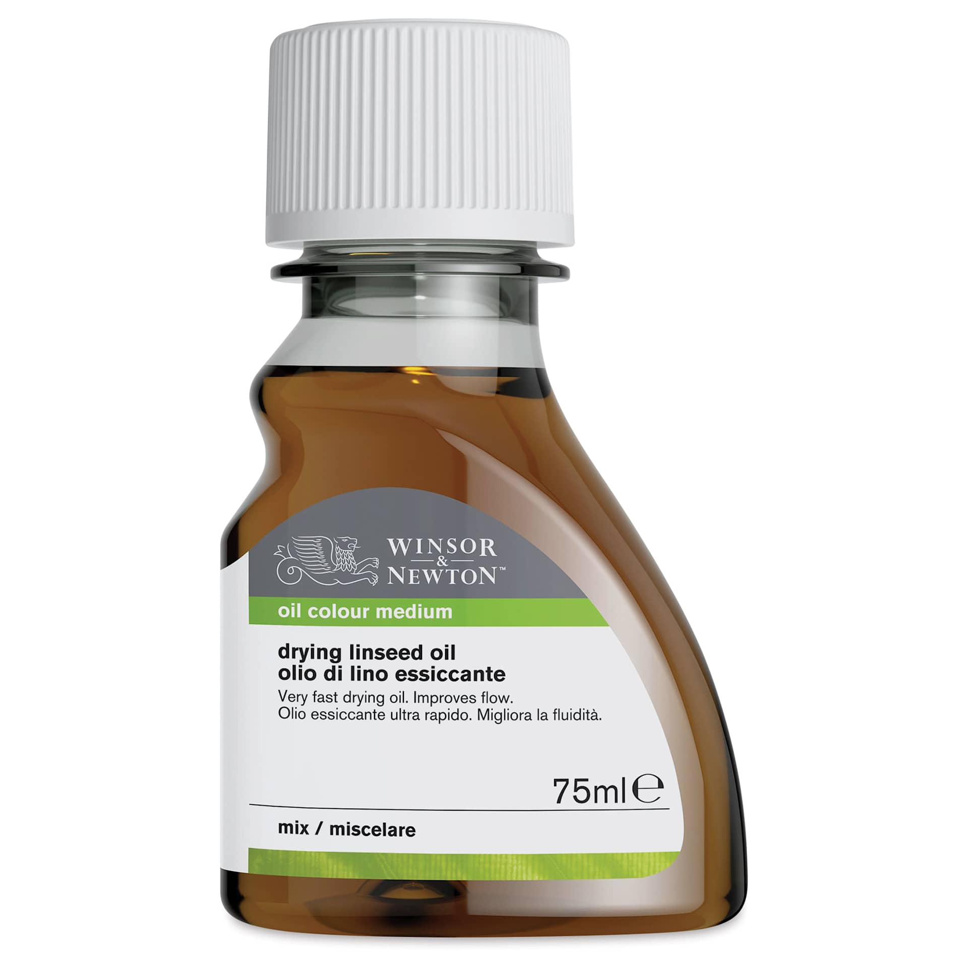 Winsor & Newton Drying Linseed Oil - 75 ml bottle