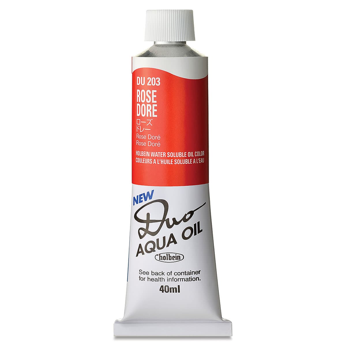 Holbein Duo Aqua Water Soluble Oils - Rose Dore, 40 ml tube