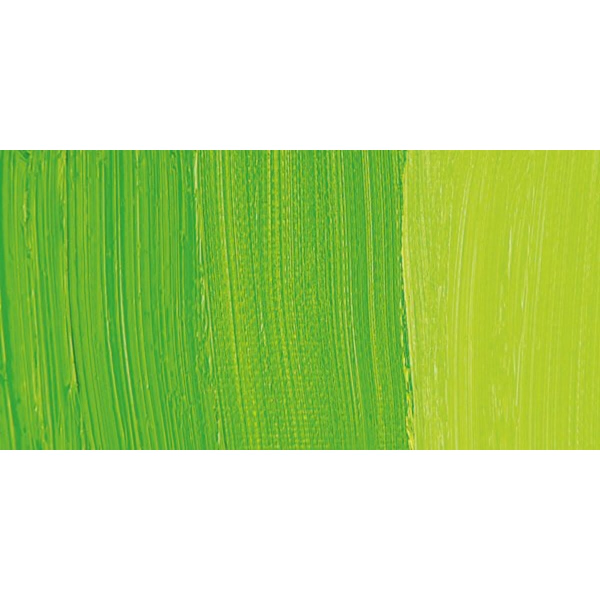 Holbein Duo Aqua Water Soluble Oil Paint - Cadmium Green Light Hue swatch