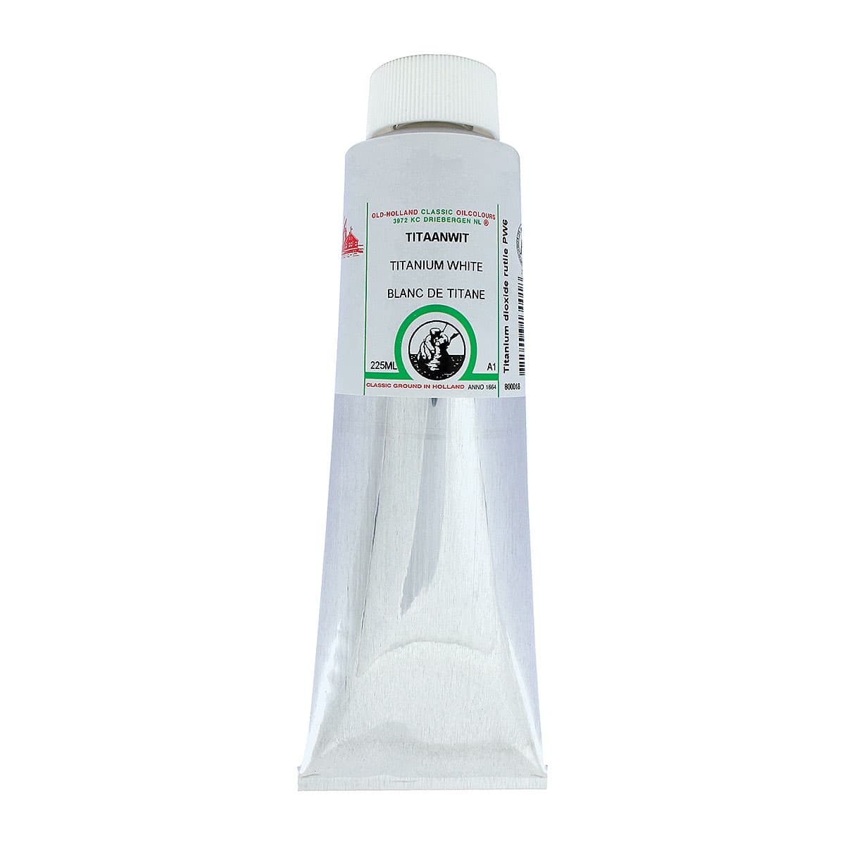 Old Holland Classic Oil Color - Titanium White, 225 ml tube